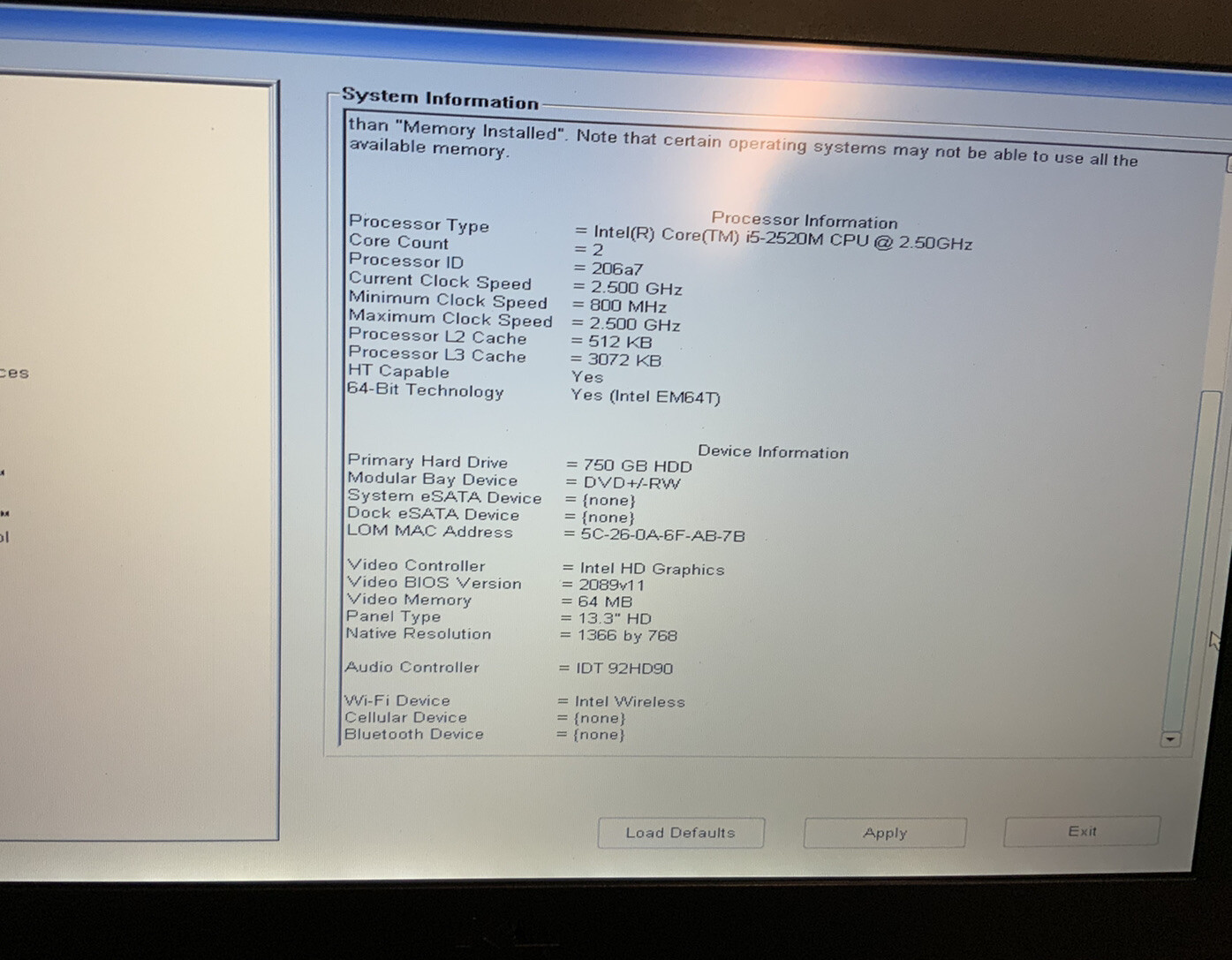 ✅DELL LATITUDE E6320 LAPTOP INTEL i5 2.5GHz 8GB 750GB HD – Excellent Conditions