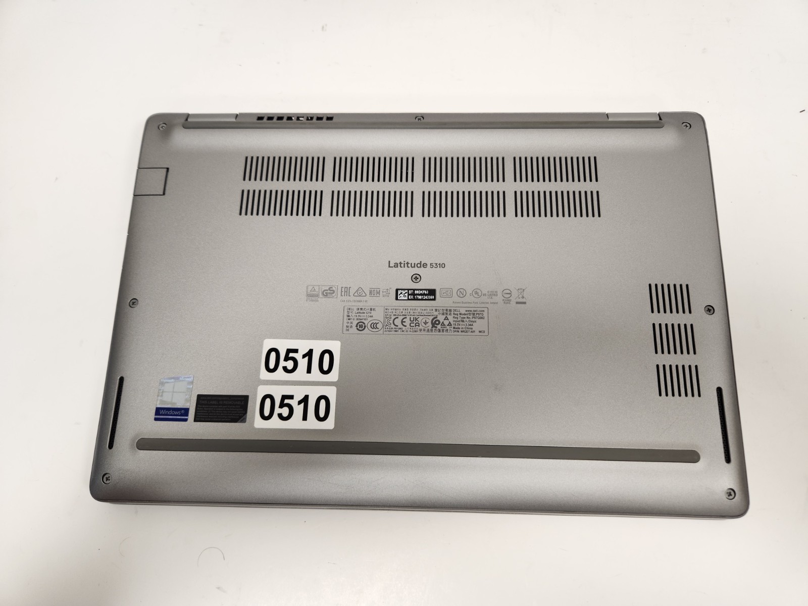 Dell Latitude 5310 Intel Core i5-10210U, 8GB RAM, 256GB NVME, Win11 *READ #0510