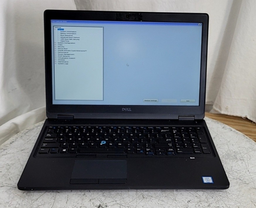 DELL LATITUDE 5591 Laptop Core I5-8400H 8GB SEE NOTES