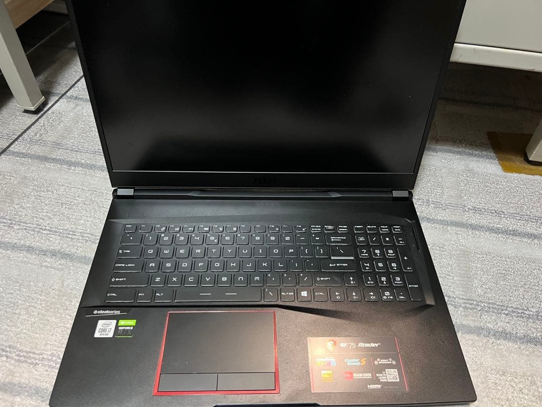 MSI GF65 Thin Gaming Laptop Intel Core i7 NVIDIA GeForce Black