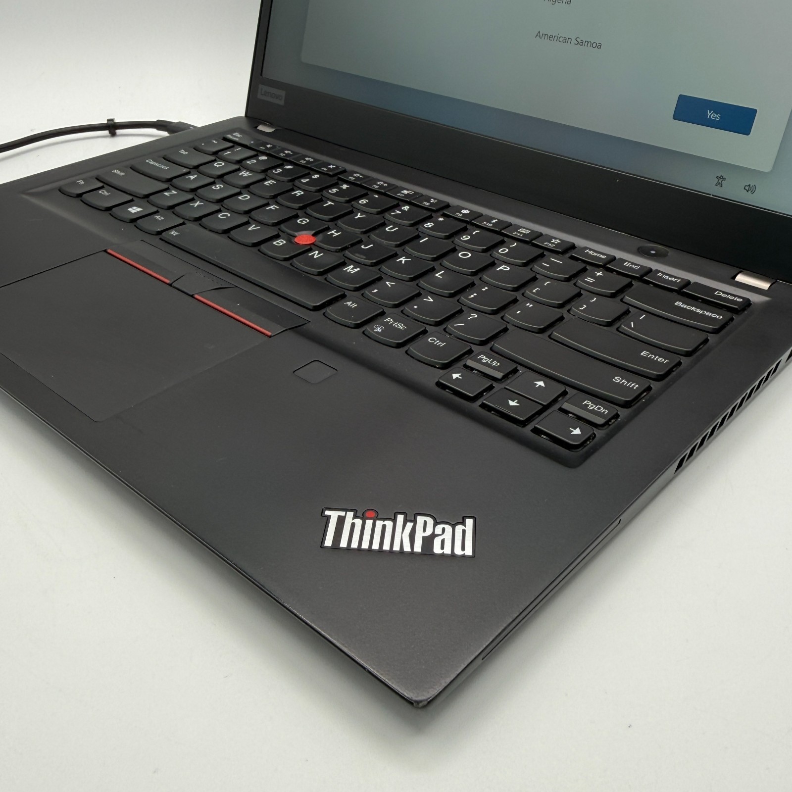 Lenovo ThinkPad T490s i7-8650U Touch 16GB 256GB SSD Win11Pr Fingerprint LTE READ