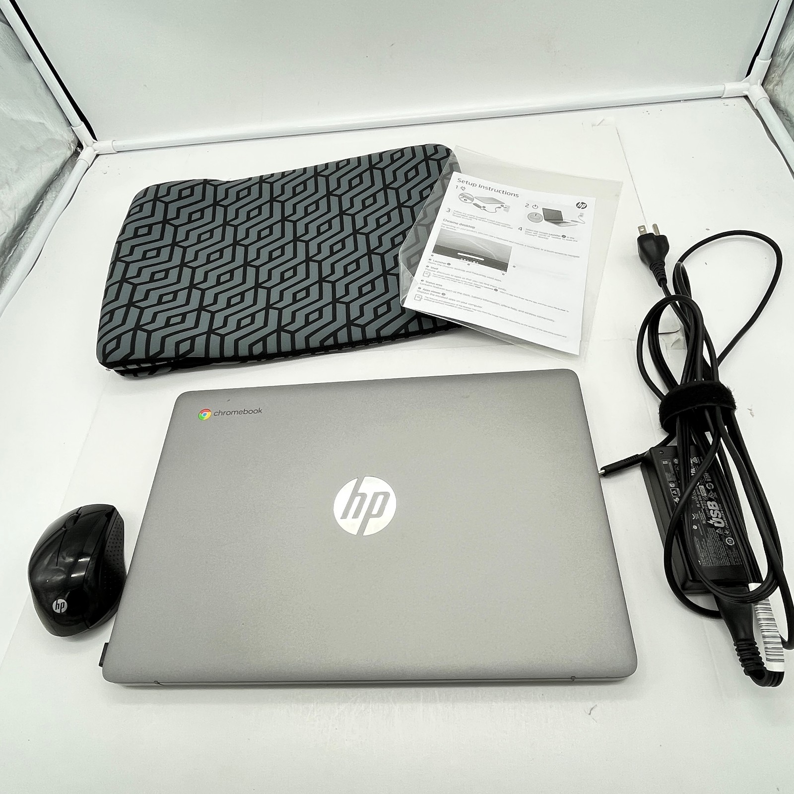 HP Chromebook 14″ FHD, 1.1GHz Celeron, 4GB RAM SDRAM, 64GB eMMC 14a-NA0023CL
