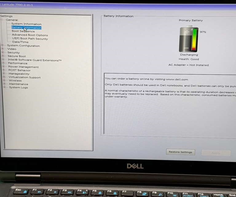 Dell Latitude 7390 2-in-1 Touch Laptop Core i7 16GB RAM Without Storage