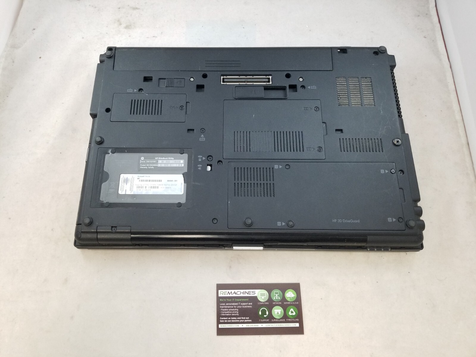 HP EliteBook 8540p 15.6″ Laptop i5-M540 2.53GHz 4GB No HDD Quadro – Tested