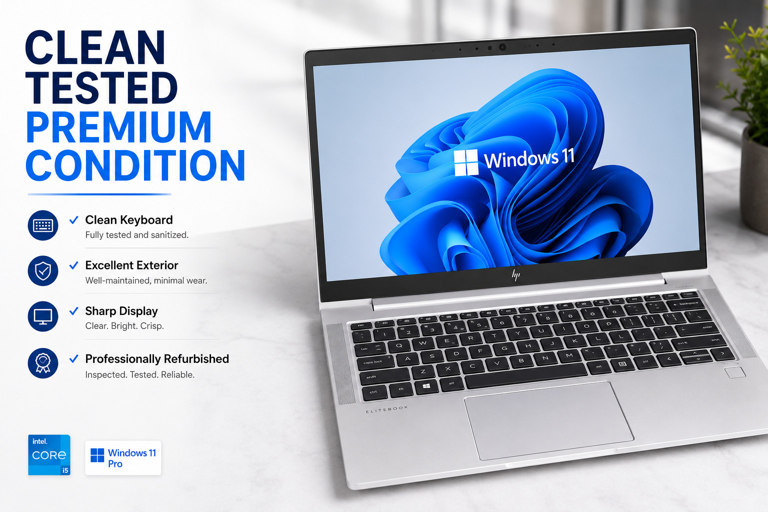 HP EliteBook 840 G8 14″FHD i5‑1145G7 16GB 512GB SSD FP Win11 Premium Business