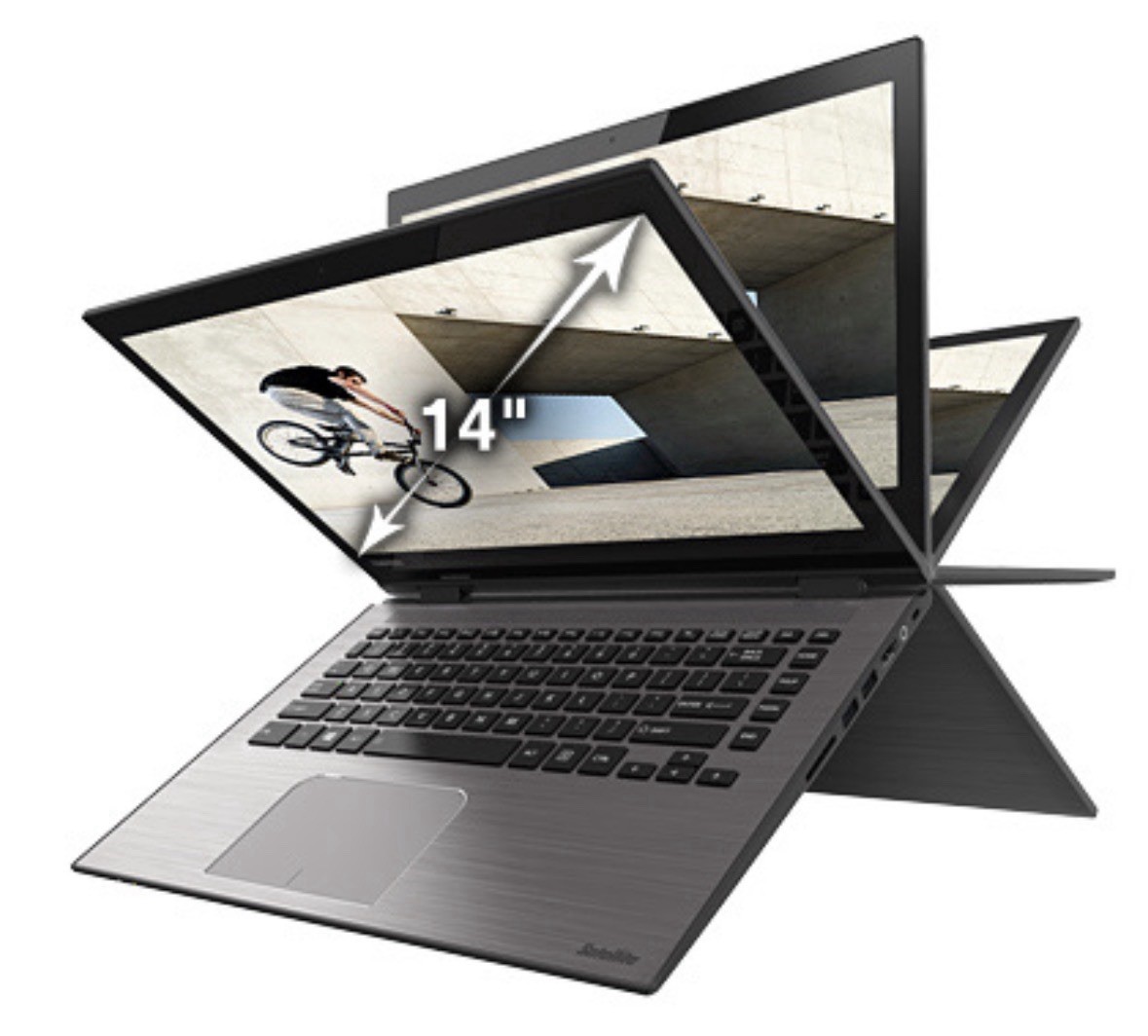 Toshiba Satellite E45W-C4200X 14in. (256GB, Intel Core i3 5th Gen., 2.1GHz, 6GB)