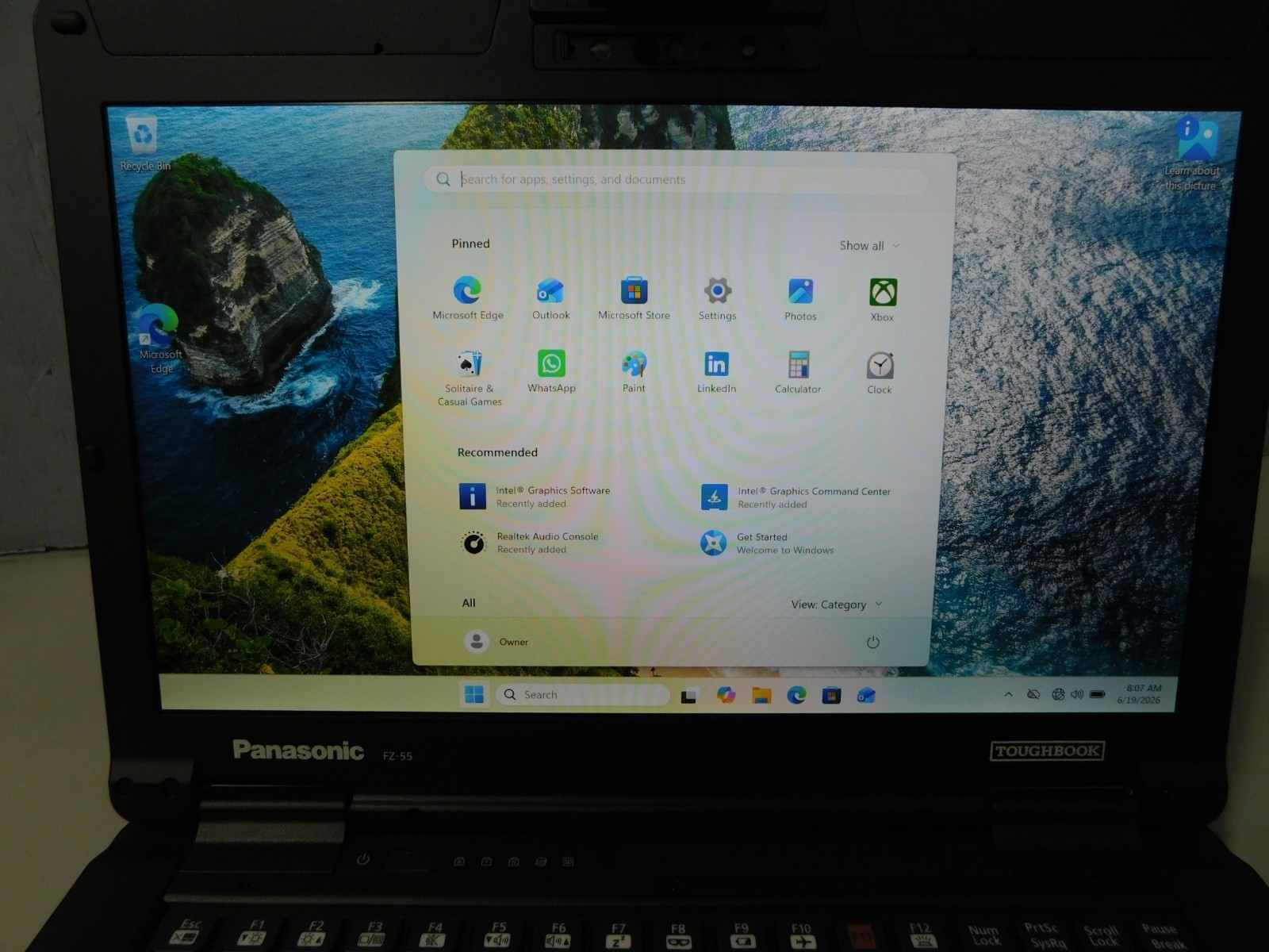 Panasonic Toughbook MK2 FZ55-2 i5-1145G7 16GB RAM 512GB NVMe SSD W11P No A/C
