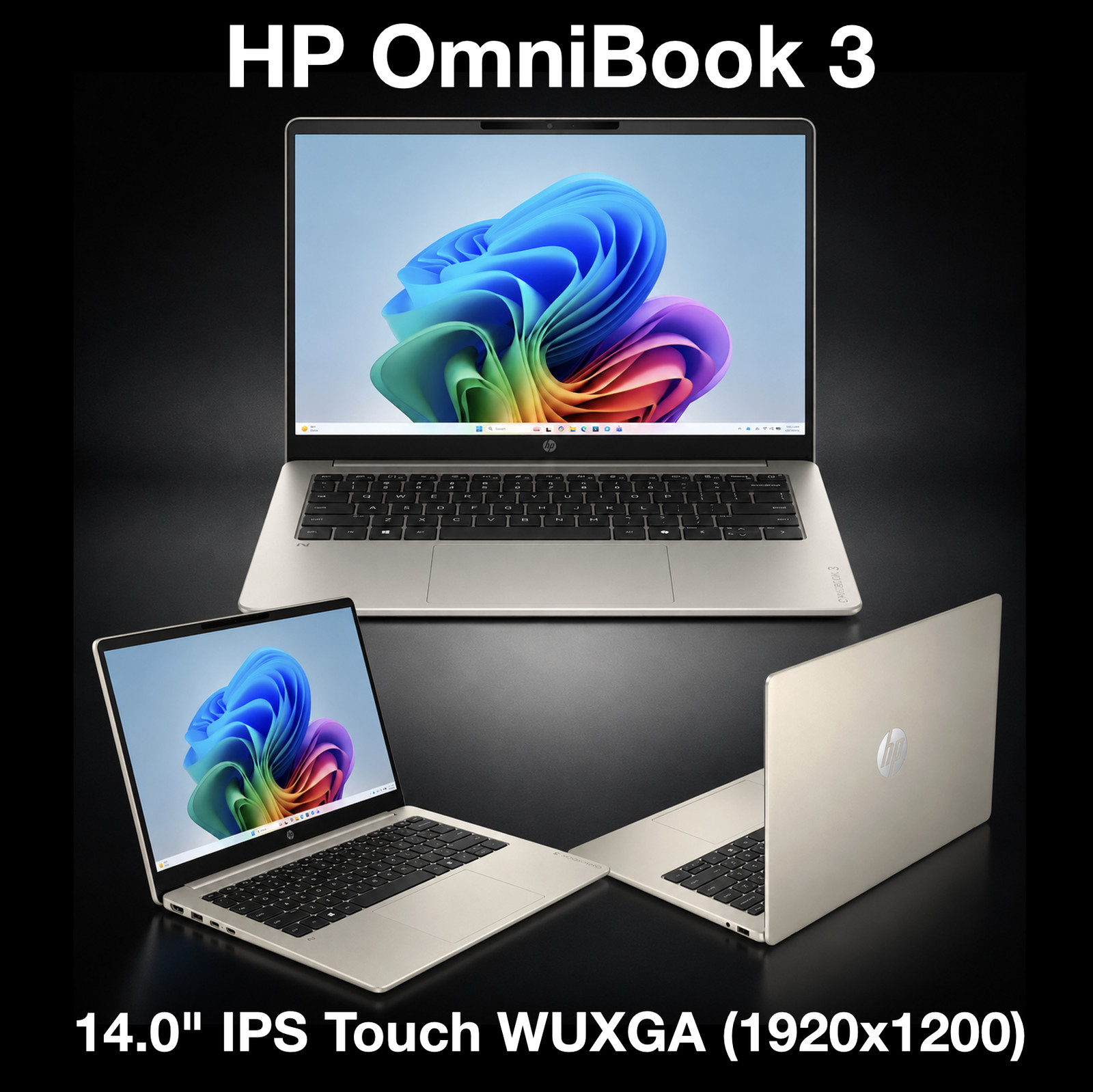 HP OmniBook 14.0″ 1920×1200 Snapdragon X X1-26-100 16GB 512GB SSD Windows 11 Pro