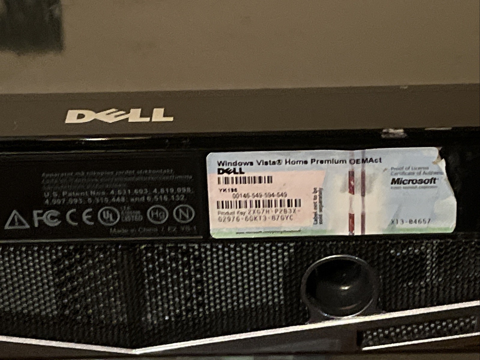 Dell XPS One 24 A2420 Intel Desktop Untested As Is For Parts/Repair
