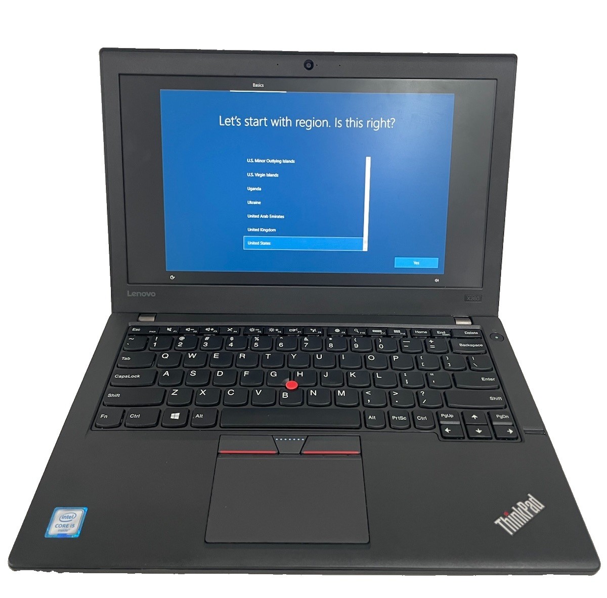 Lenovo Thinkpad x260 Laptop Computer PC i5 8GB RAM 128GB SSD Windows 10 Pro