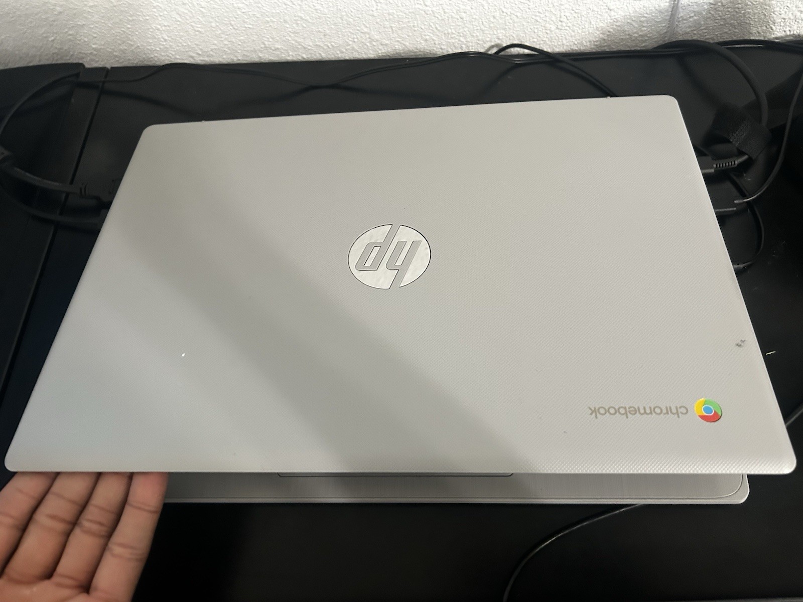 HP Chromebook 14″ Silver Laptop Intel Inside Chrome OS Webcam Wi-Fi Bluetooth