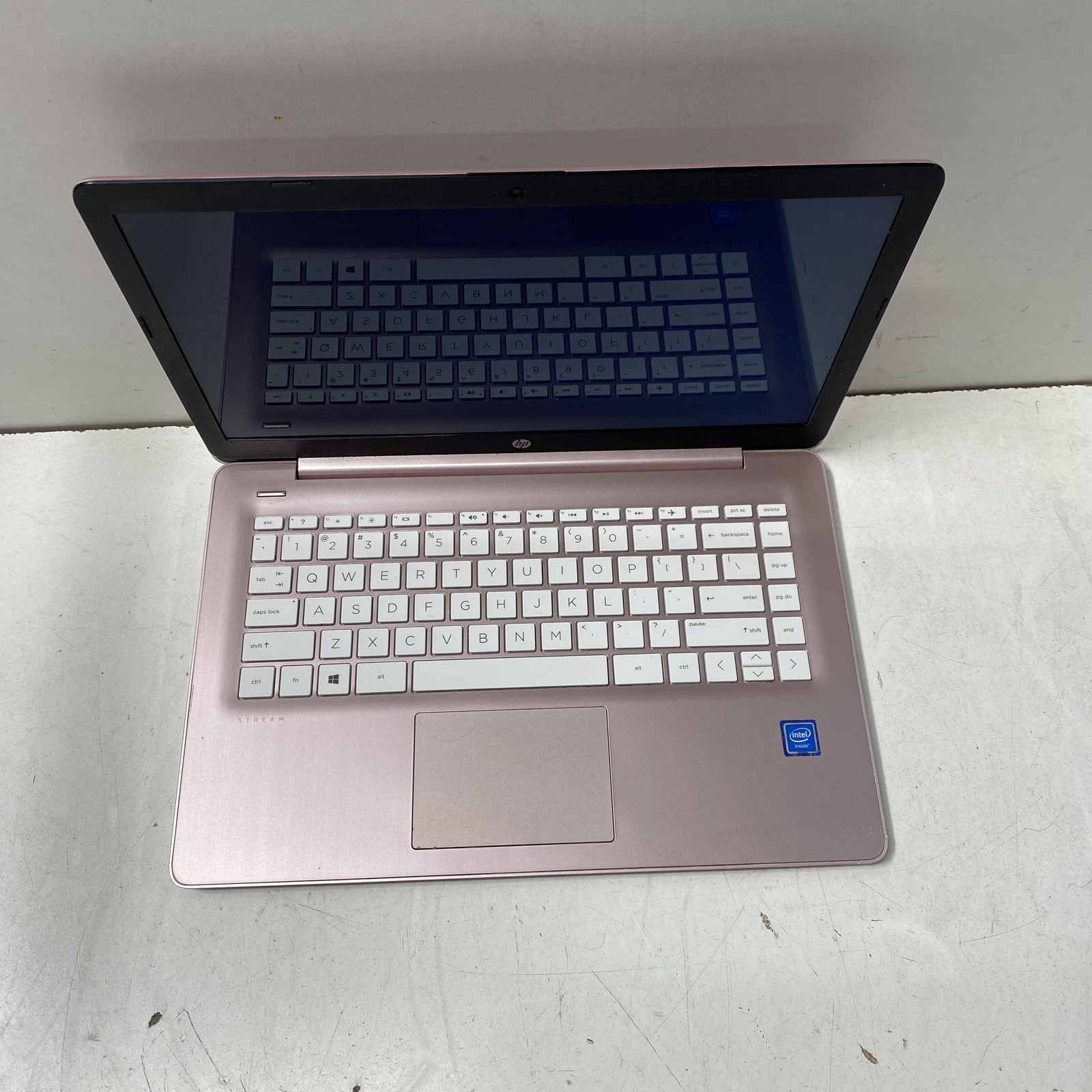 HP Stream 14-cb172wm 14″ Laptop Intel Windows 11 Rose Pink Tested Working