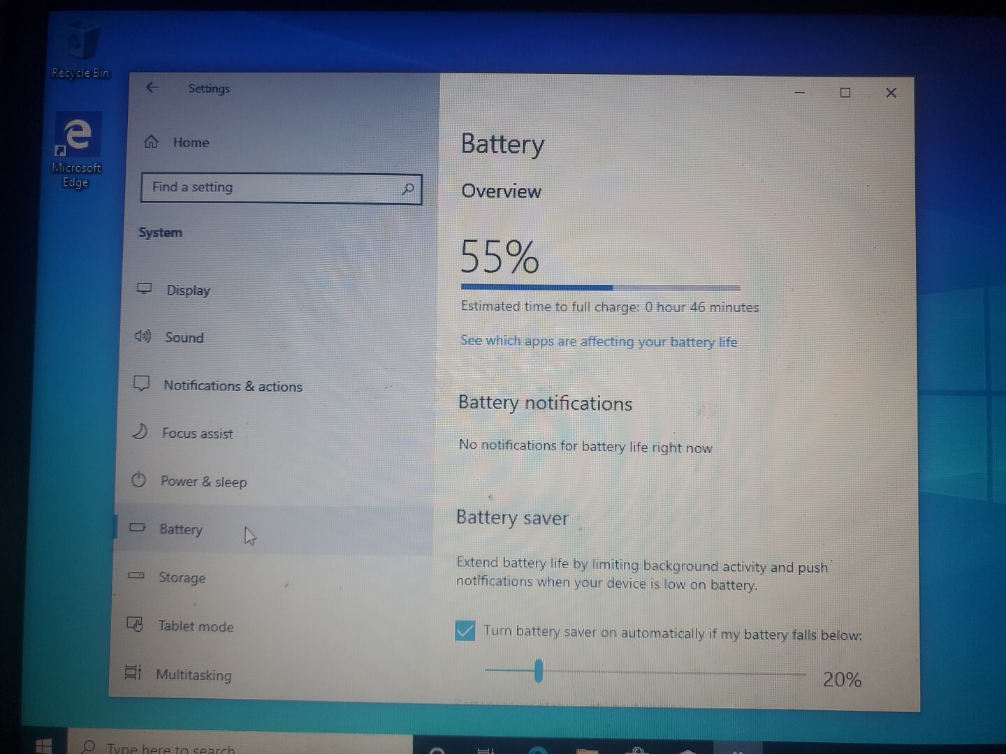 Lenovo ThinkPad E590 Laptop Intel Core i5-8265U 1.6GHz 16GB RAM 256GB
