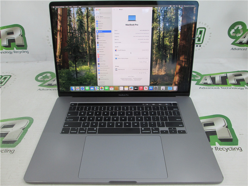 Apple MacBook Pro A2141 Laptop i7-9750H 2.6GHz 16GB 500GB SSD macOS