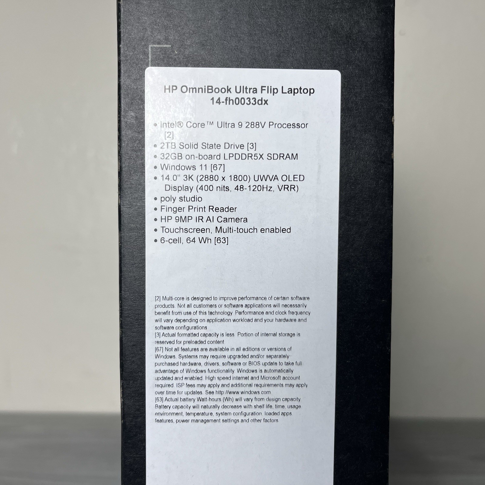 HP Omnibook Ultra Flip Ultra 9 / 2TB / 32GB WITH WARRANTY (Sealed)