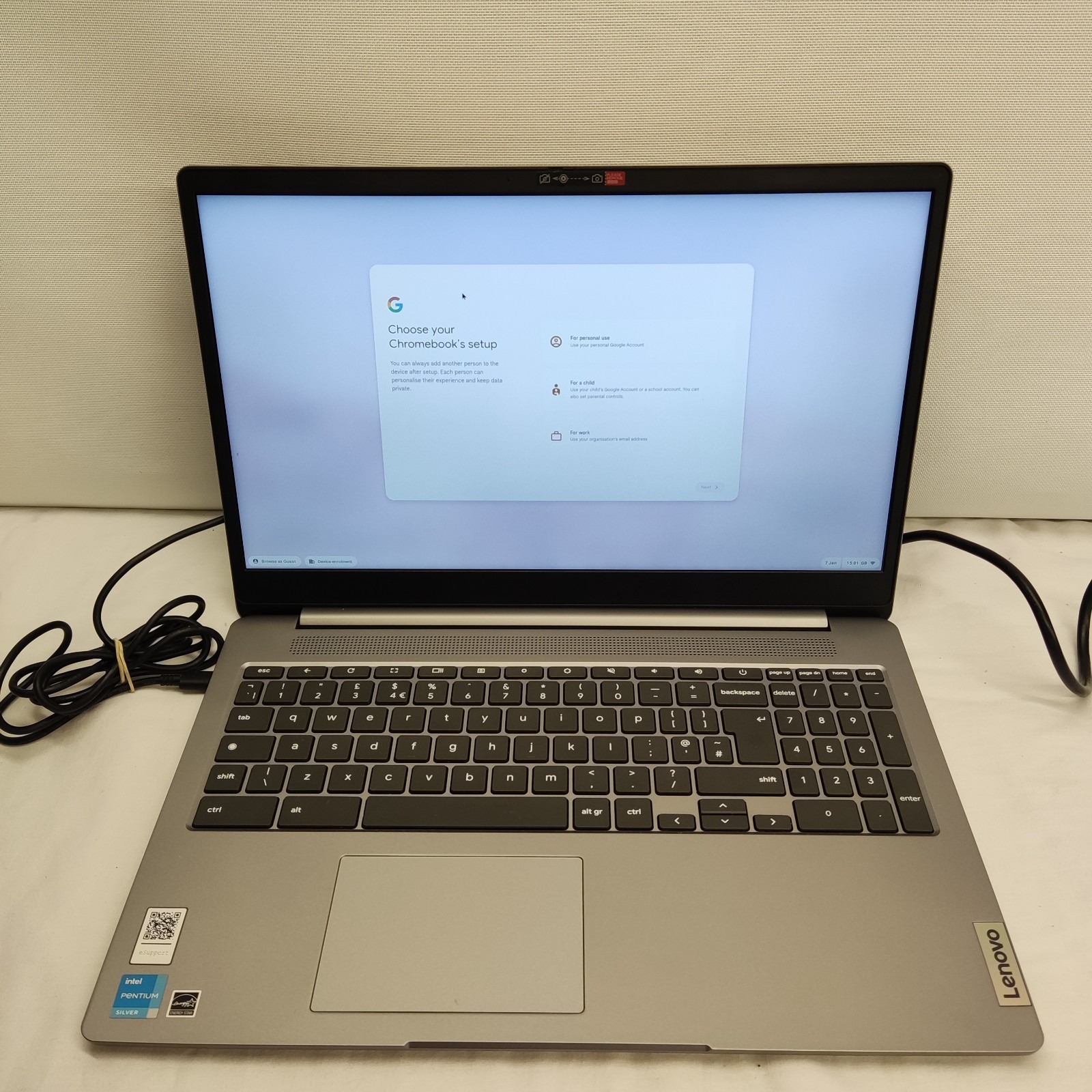 LENOVO IDEAPAD 3 CHROME 15IJL6 LAPTOP INTEL PENTIUM N6000 4GB RAM COMPUTER PC