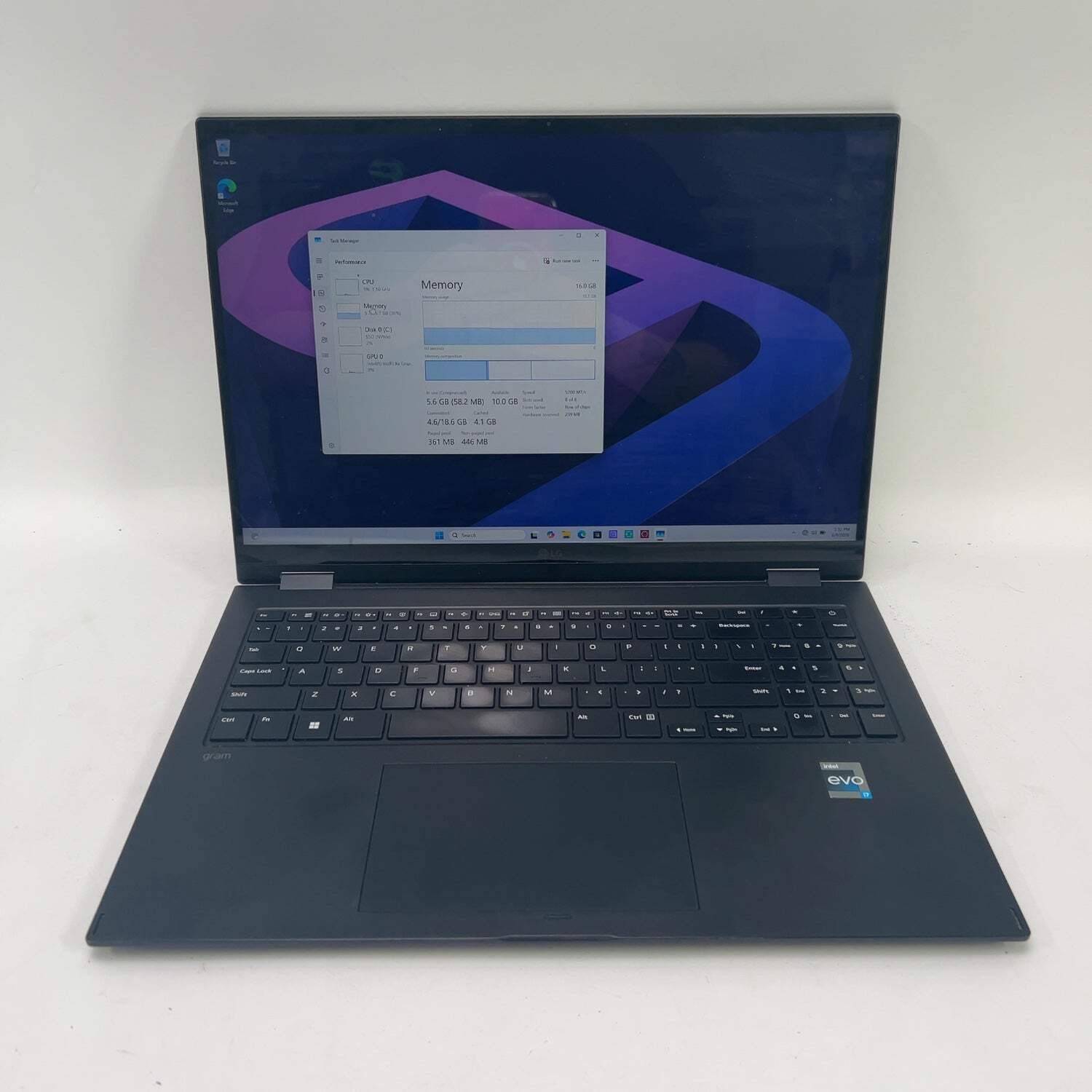 LG Gram 16T90Q 16″ i7-1260P 2.1GHz 16GB RAM 512GB SSD