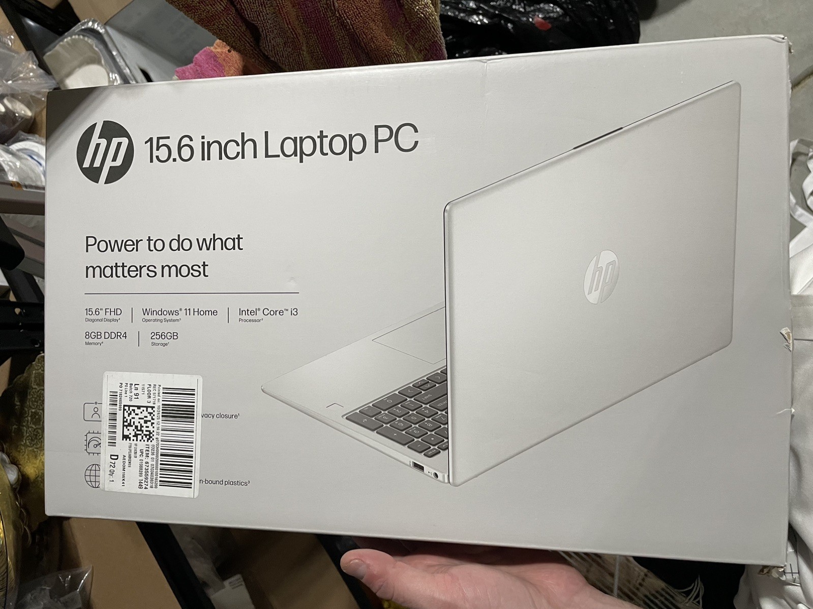 HP 15-fd0133wm – 15″ FHD i3-N305 8GB 256GB Windows 11 Home – NEW Open Box