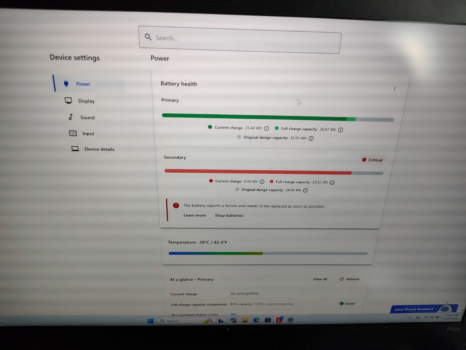 Lenovo ThinkPad P52s 15.6″ 4k 3840×2160 i7-8650u 512GB SSD 8GB Win11 OFFICE 2024
