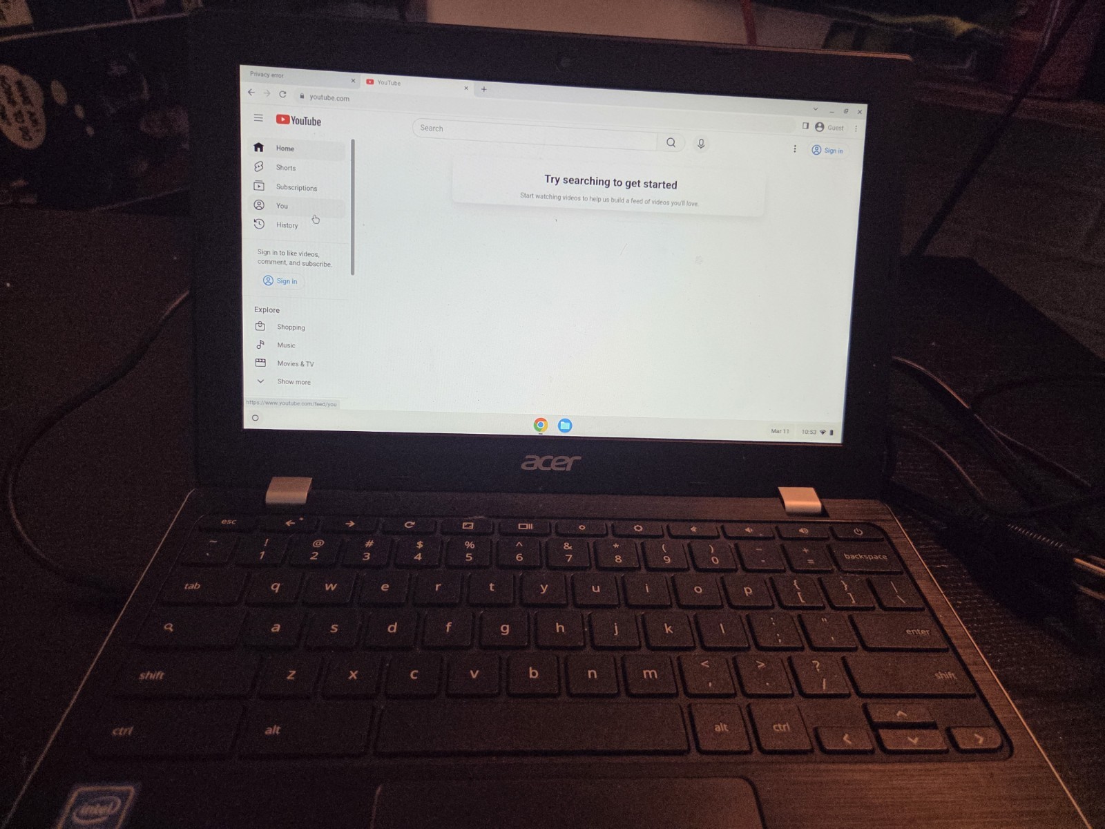 Acer Chromebook 311 CB311-9H (11.6″) Celeron N4020, 8GB RAM, 4gb W/Charger