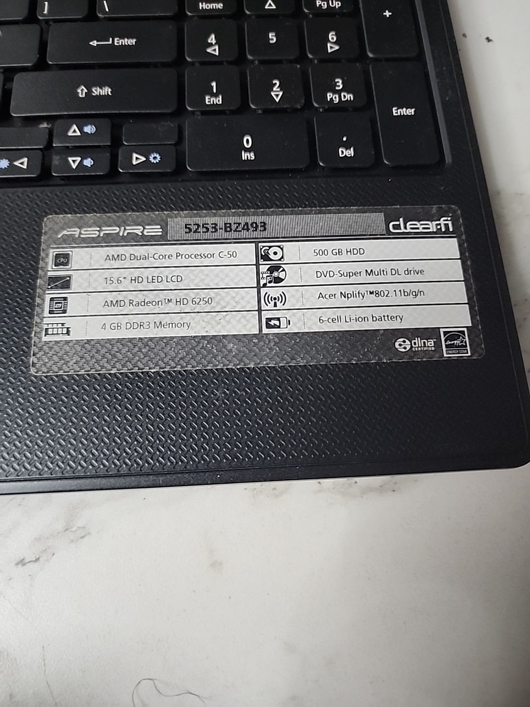 Acer Aspire 5253-BZ493