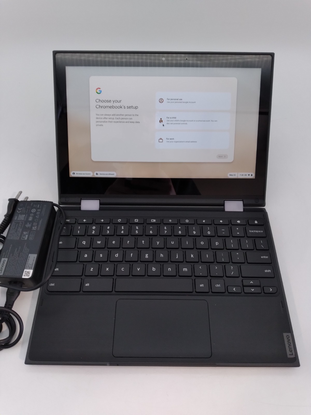 Lenovo Chromebook 300e 2nd Gen 2-in-1 11.6″ 4GB RAM 32GB SSD *Read*