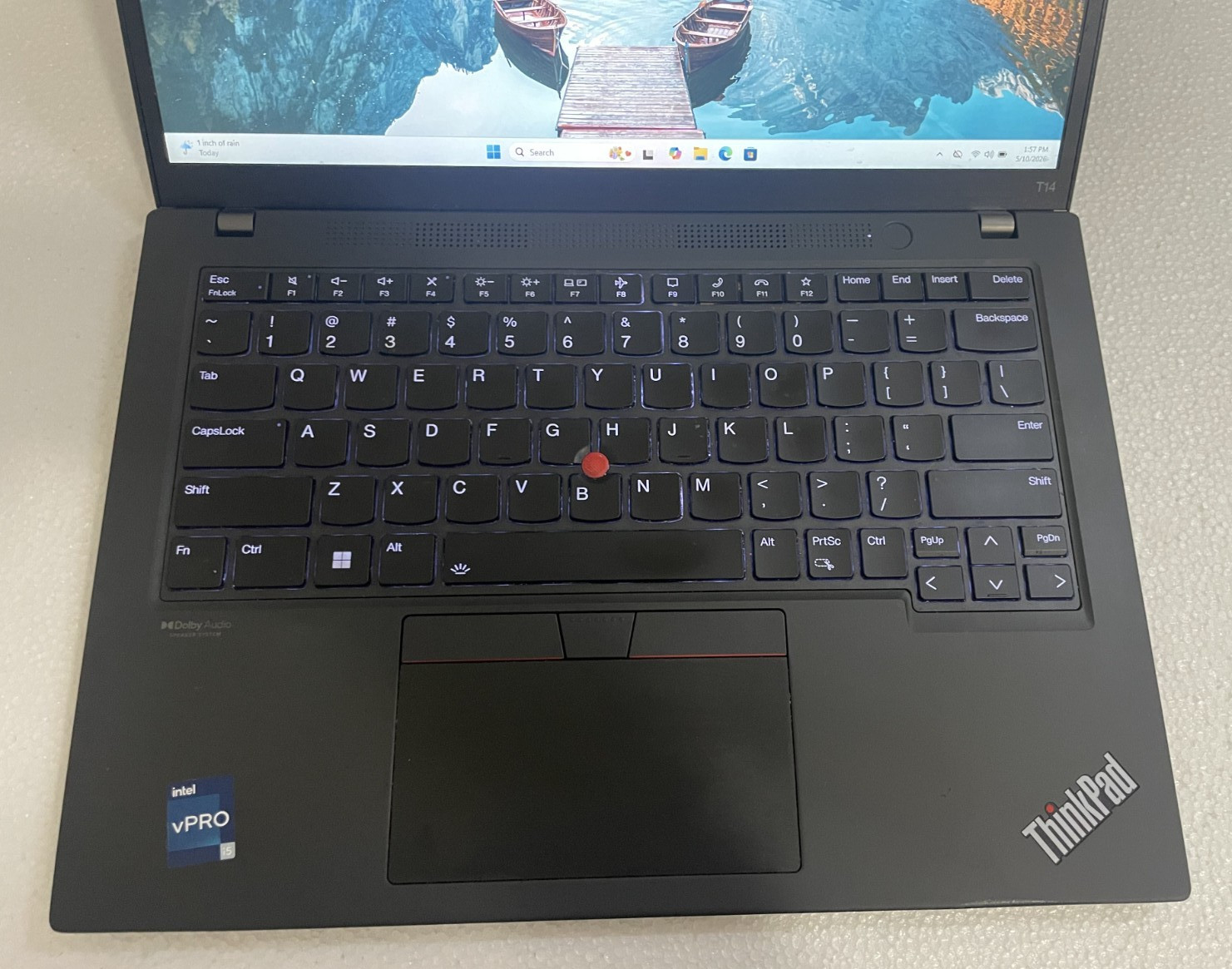 Lenovo ThinkPad T14 Gen 3 14″ Intel i5-1245U 16GB RAM 256GB NVMe win11 w/PSU