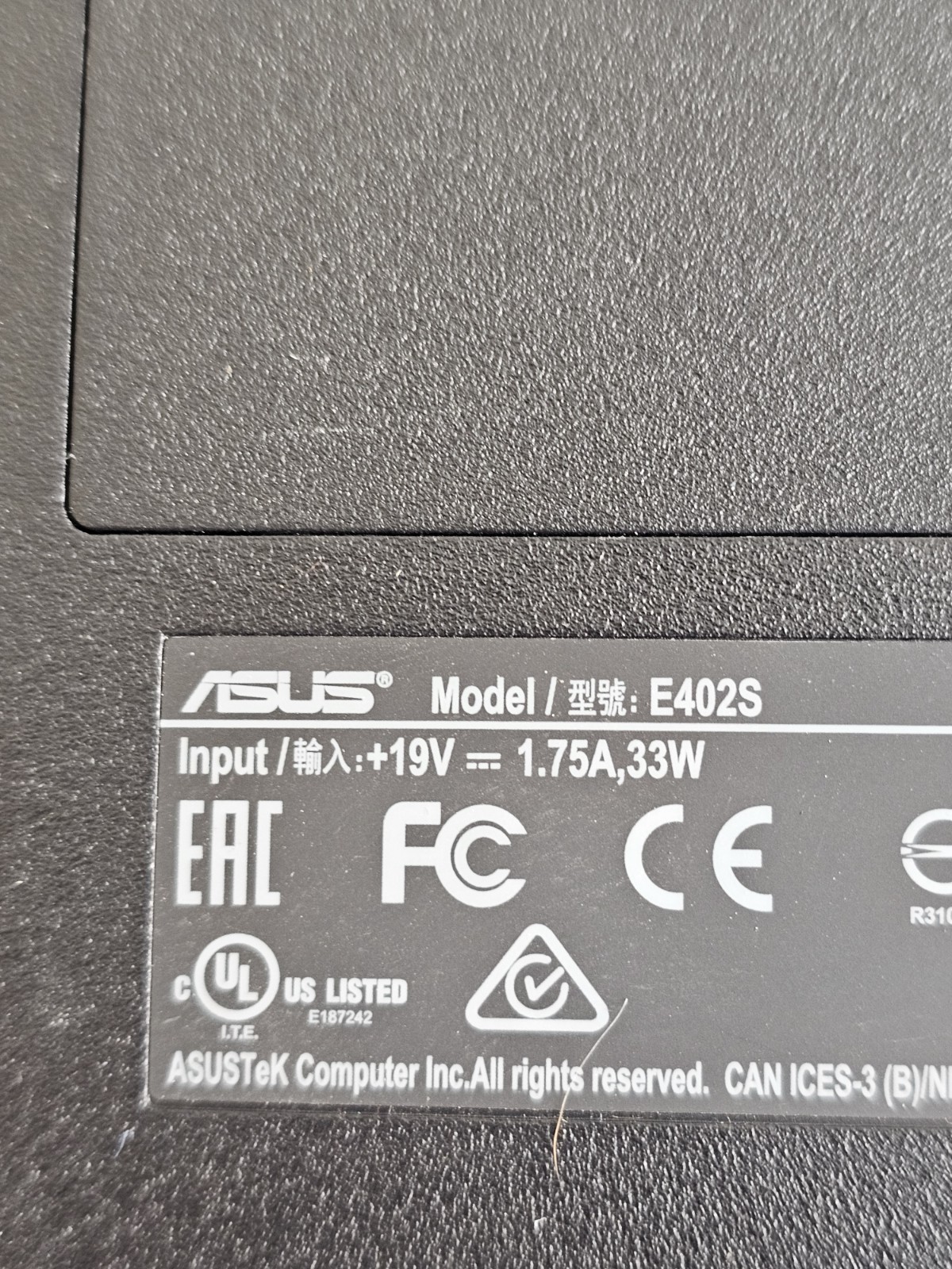 ASUS E402S Laptop – Intel Celeron N3060 – 4GB RAM – 32GB SSD – Windows 10