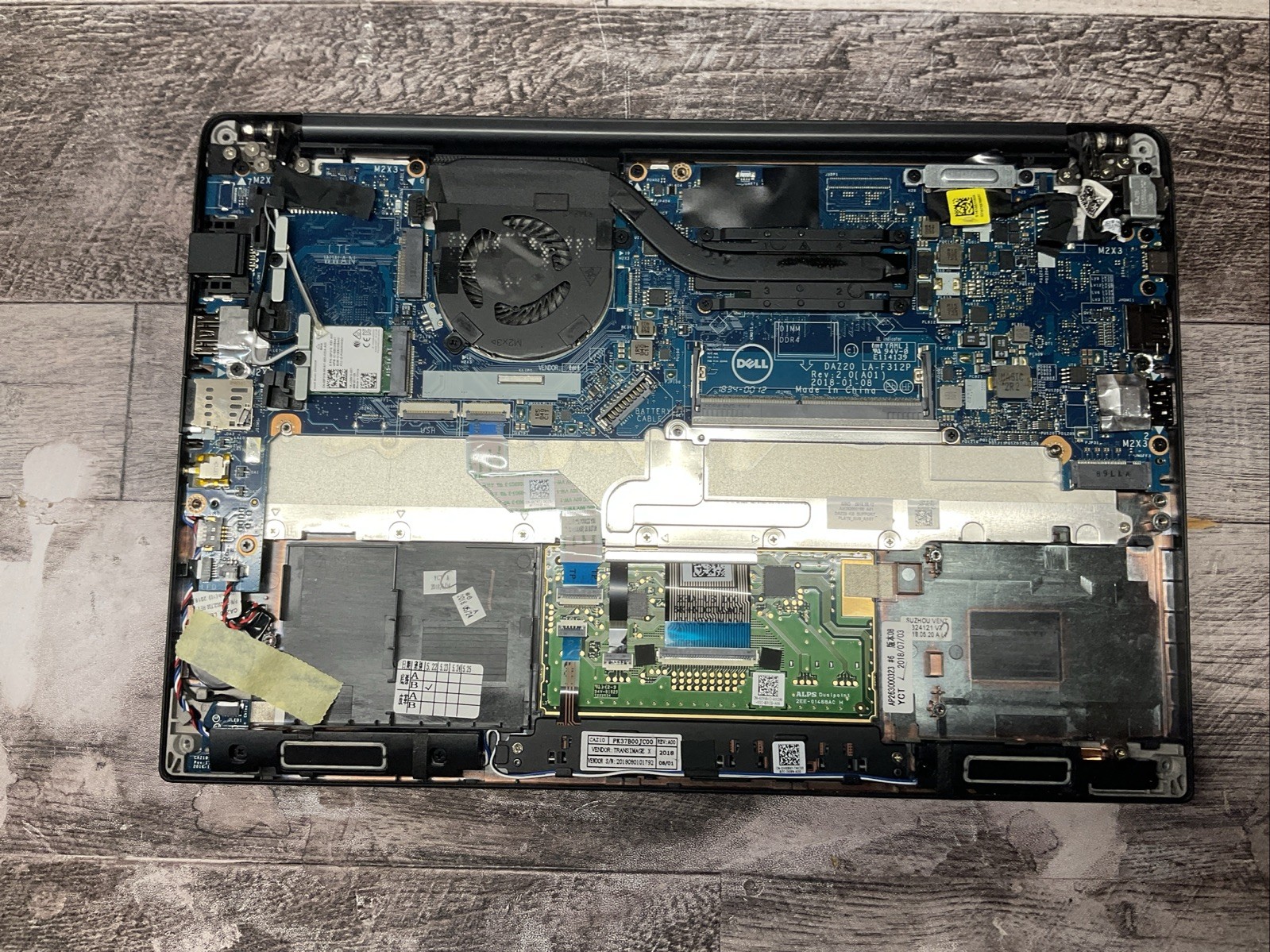 Dell Latitude 7390 / Intel Core i5 7th Gen / BIOS Unlocked / Parts Repair / J3