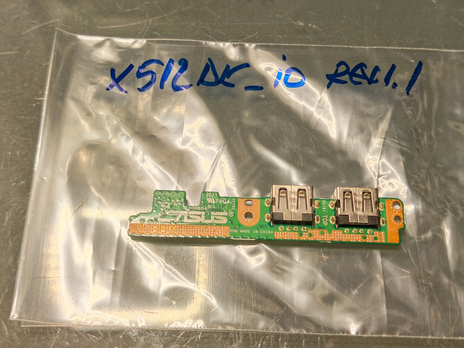 ASUS X512D F512D CARD 2 USB LED PORT X512DK_IO REV. 1.1 #