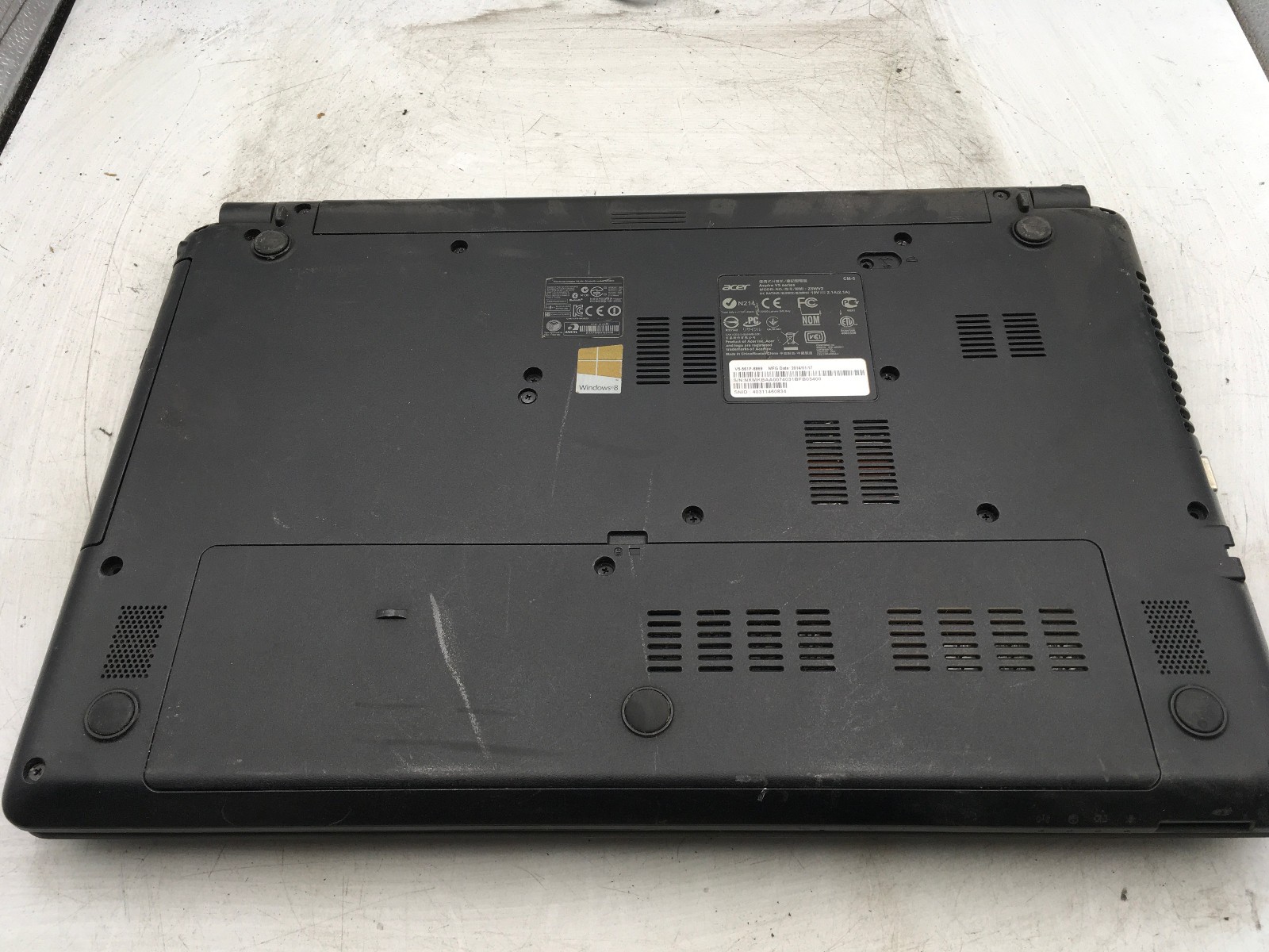 ACER ASPIRE V5 561P 6869 -FOR PARTS- Intel Core i5-4200U – 4GB RAM -15″-READ-BB