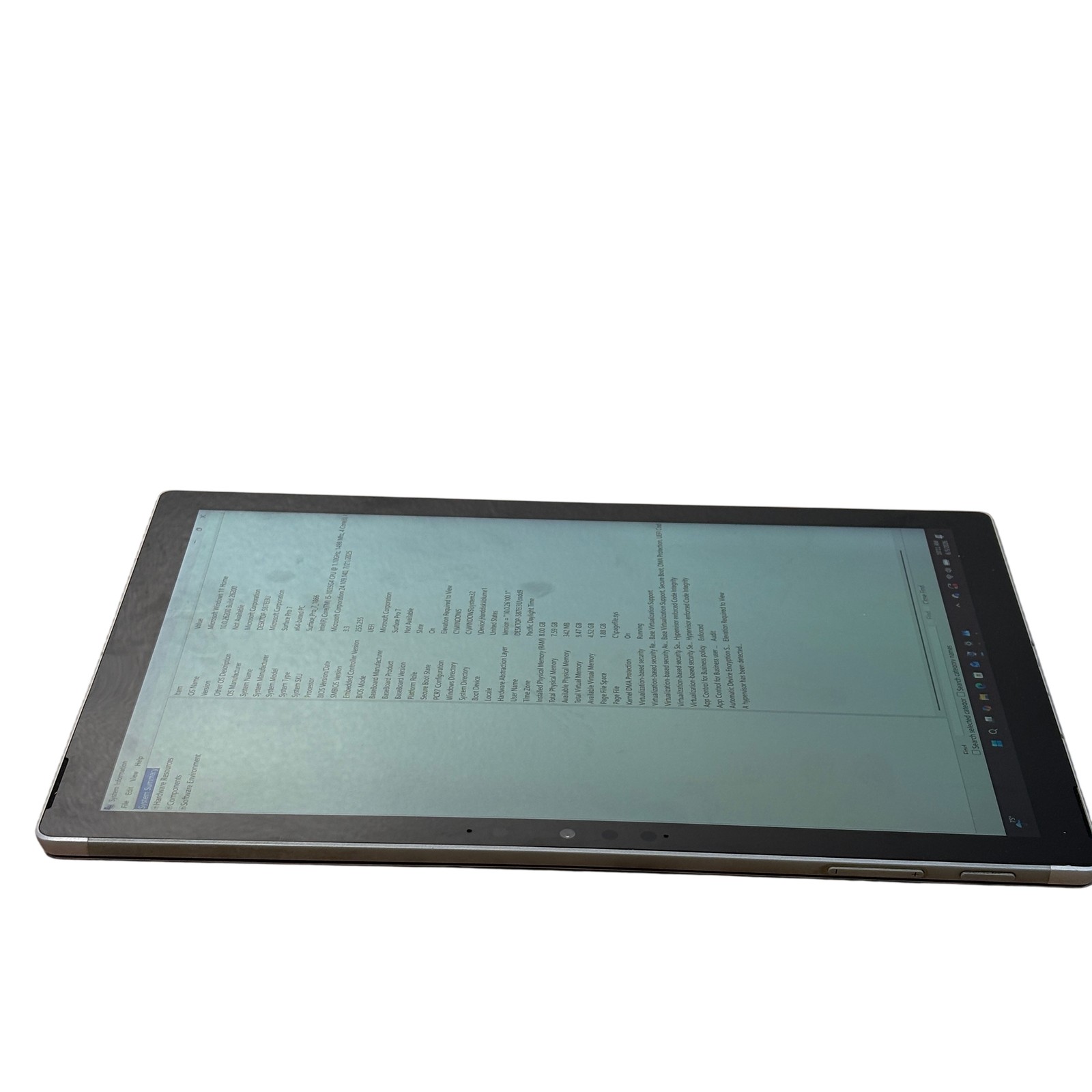 Microsoft Surface Pro7 1866 Intel Core i5-1034G4 1.10GHz 8GB RAM 256GB SSD 12.3″