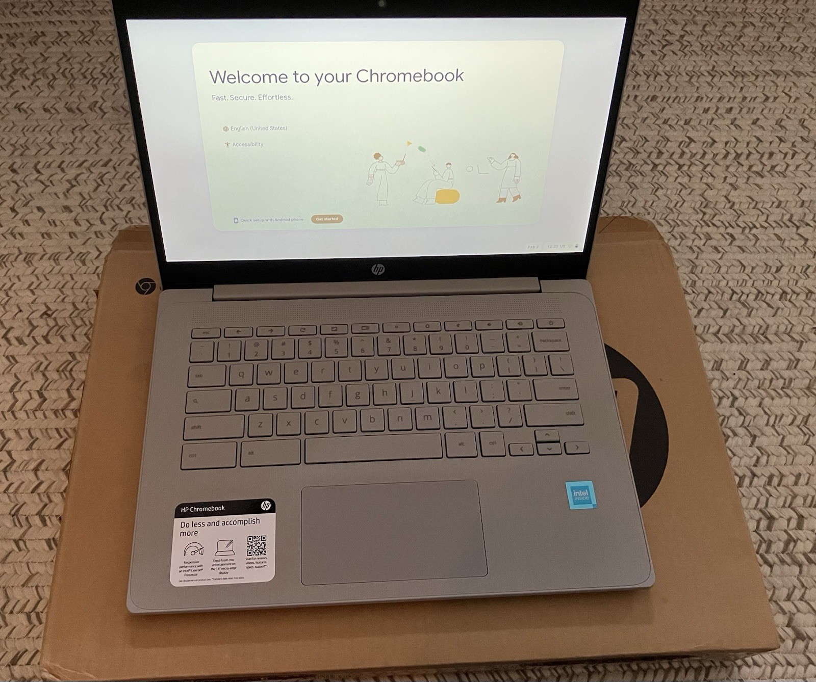 HP Chromebook 14a-ne1013dx 14″ Intel Celeron 4GB 64GB Chrome OS Gray