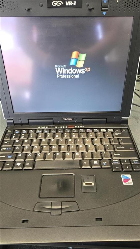 Vintage Military General Dynamics Itronix GoBook IX600 Laptop Windows XP working