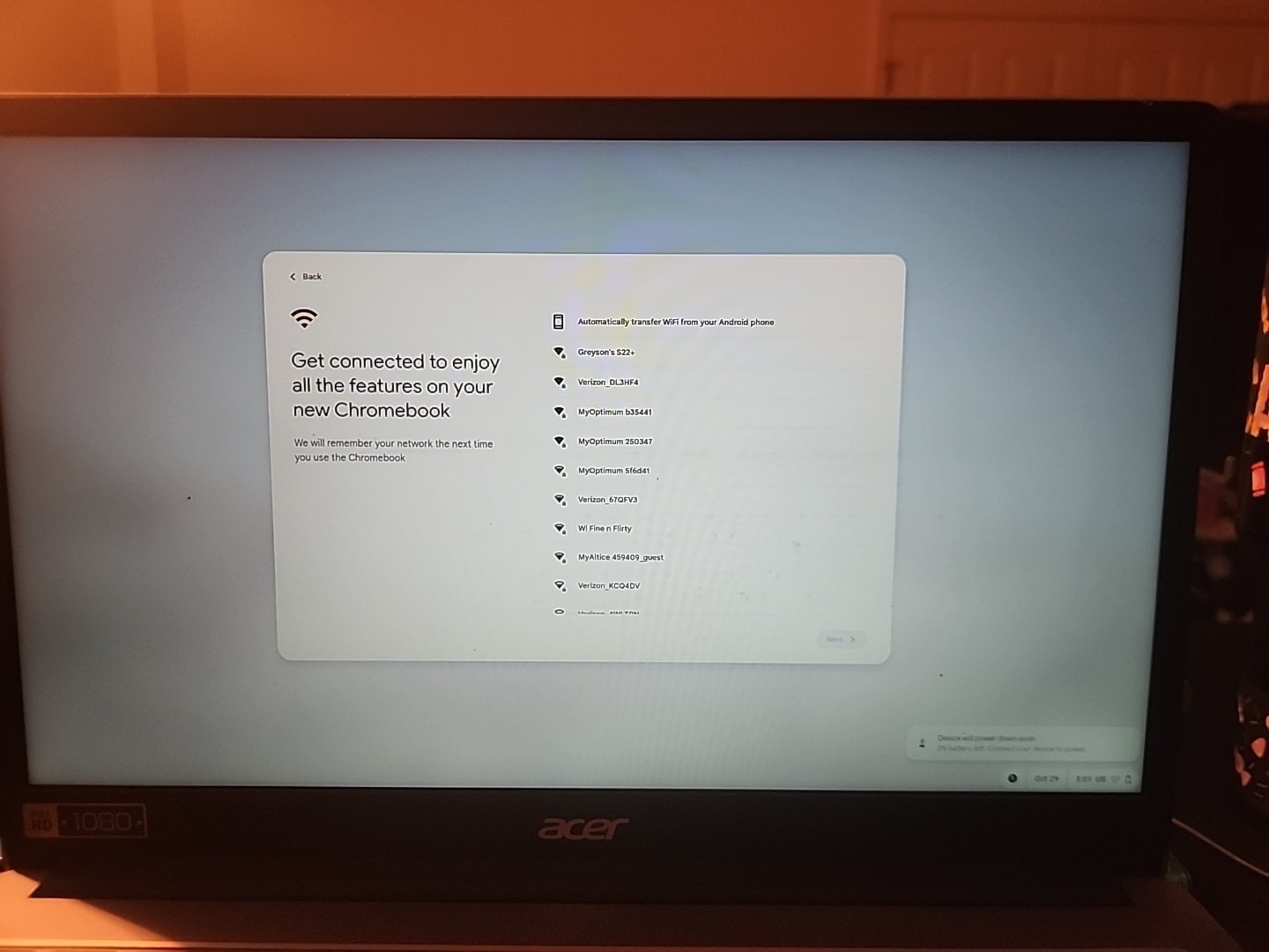 Acer Chromebook 315 15.6 (64GB eMMC Intel Celeron N4020 1.1GHz 4GB RAM)