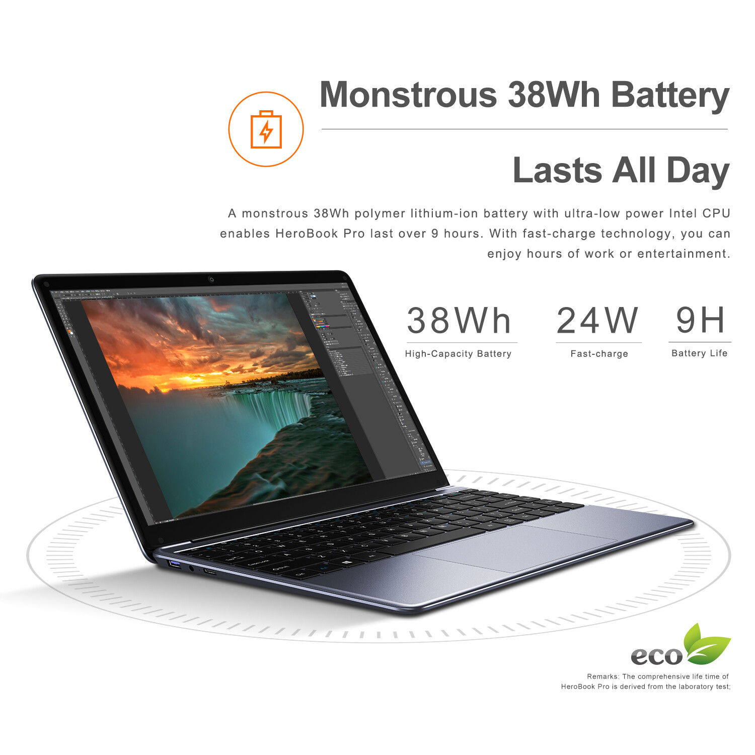 CHUWI- 14.1″ Laptop – Intel Celeron 2.8GH- 8GB Memory – 256GB SSD-HDMI Gray