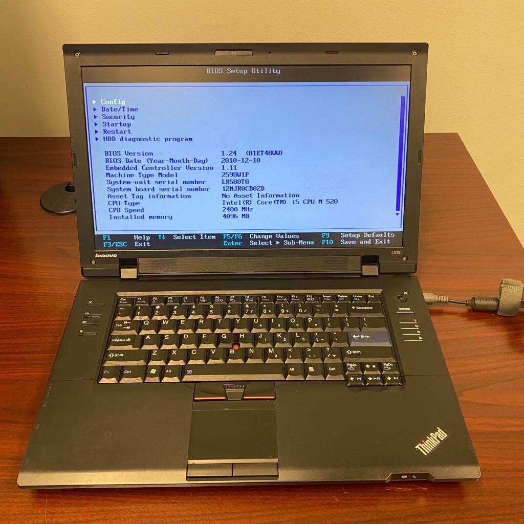 Lenovo ThinkPad L512 Intel Core i5-M520 2400 MHz 4GB RAM & IBM Thinkpad R51