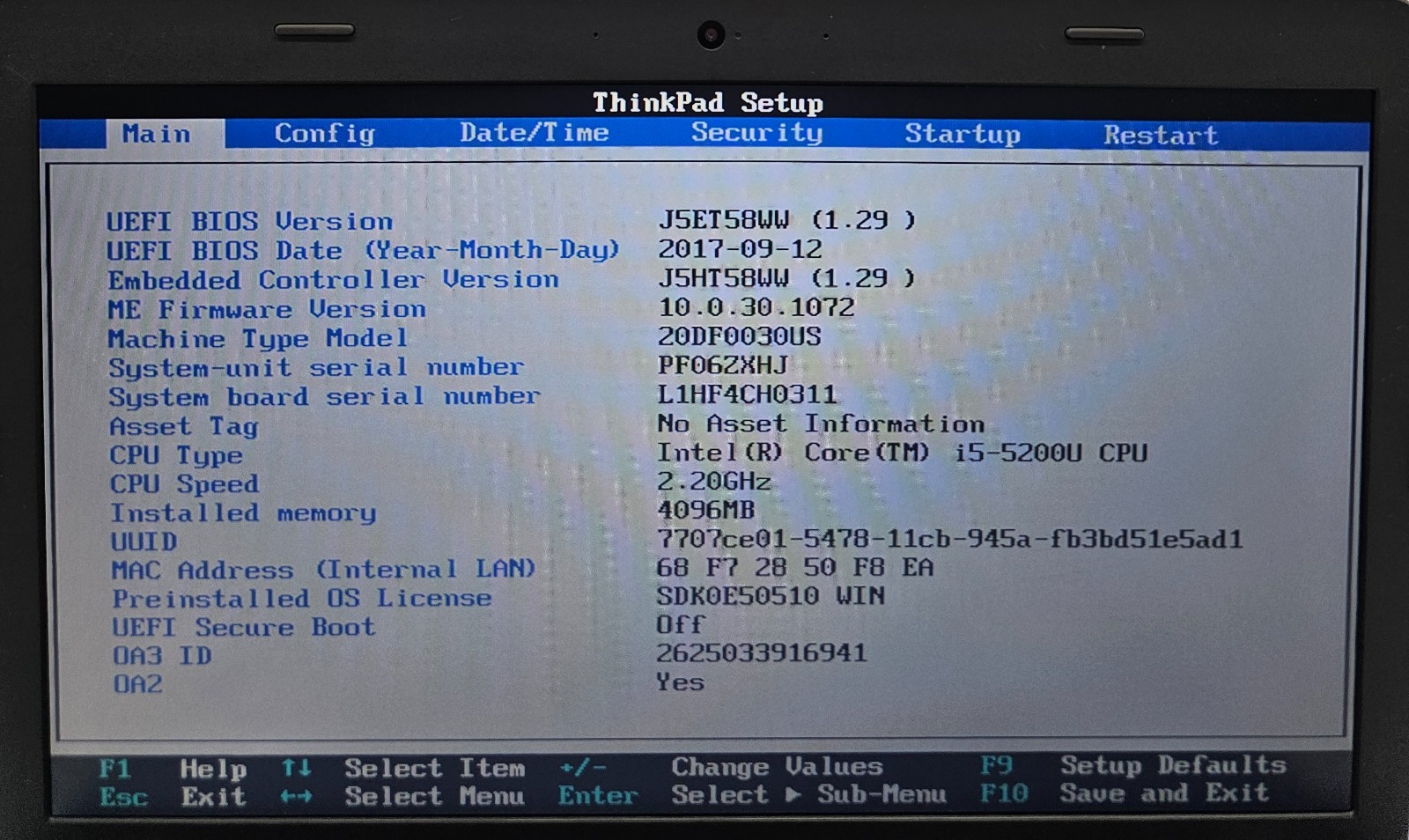 Lenovo ThinkPad E550 15.6″ Laptop Intel Core i5-5200U 4GB Ram NO HD/OS (FL)