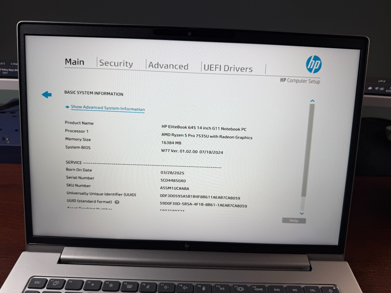 HP EliteBook 645 G11 Laptop 14″ Ryzen 5 PRO 16GB 256GB FHD+ Win11 Pro Warranty