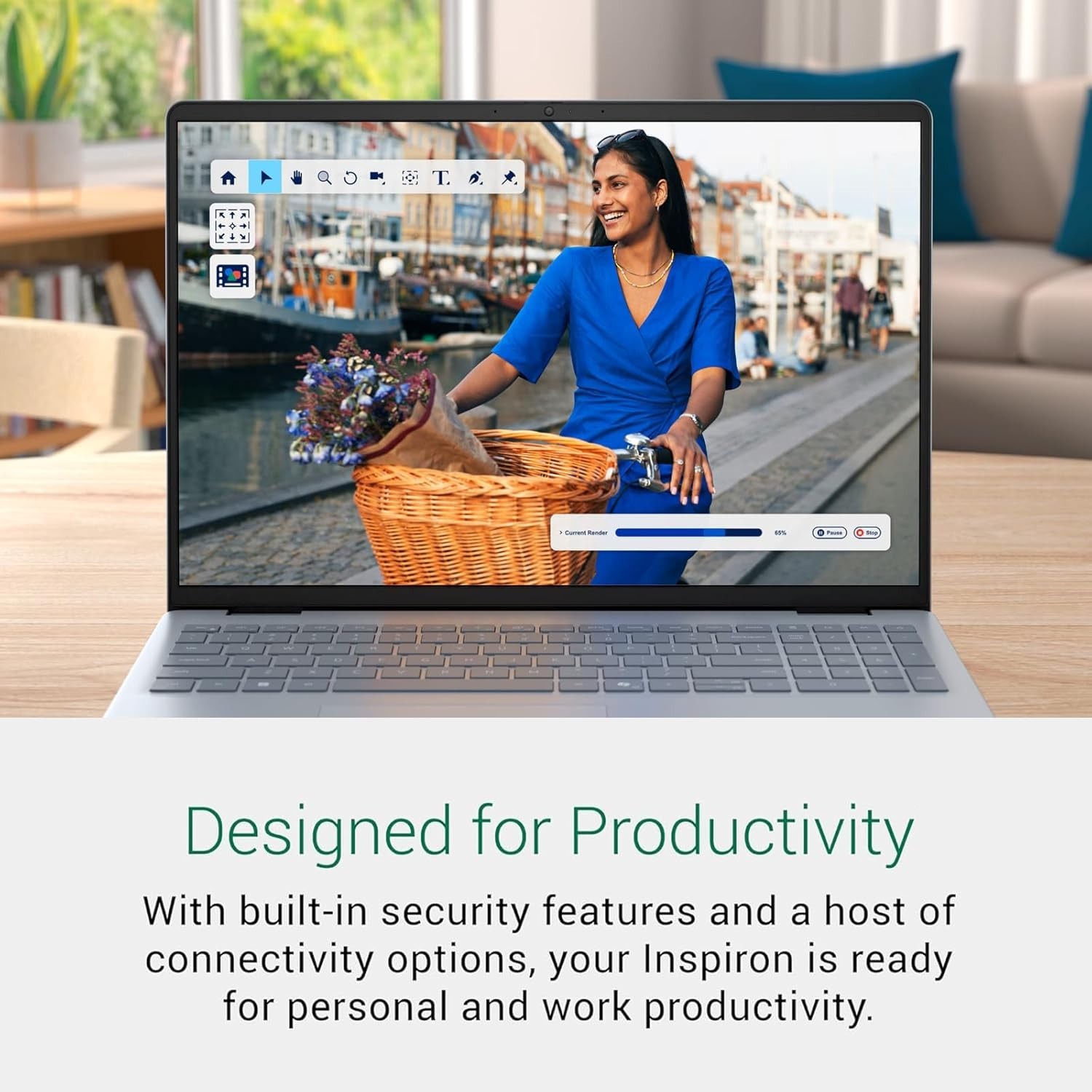 Dell 16″ FHD Laptop, Intel 10-Cores 7 150U, Up to 64GB RAM 2TB SSD, Win 11 Pro
