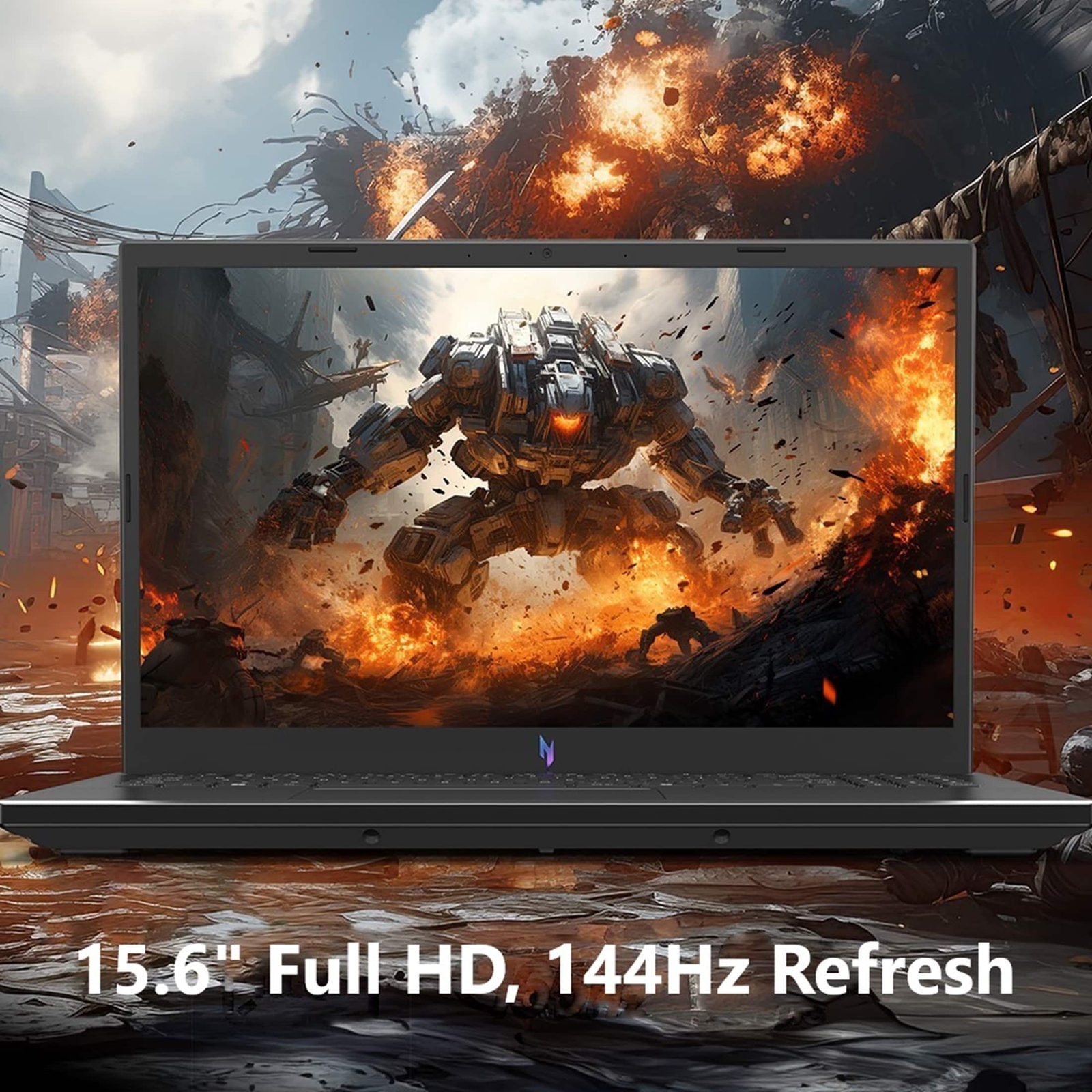 15.6 Acer Nitro V Full HD 144Hz Gaming Laptop 16GB 512GB RTX 4050 Ryzen 5 NEW