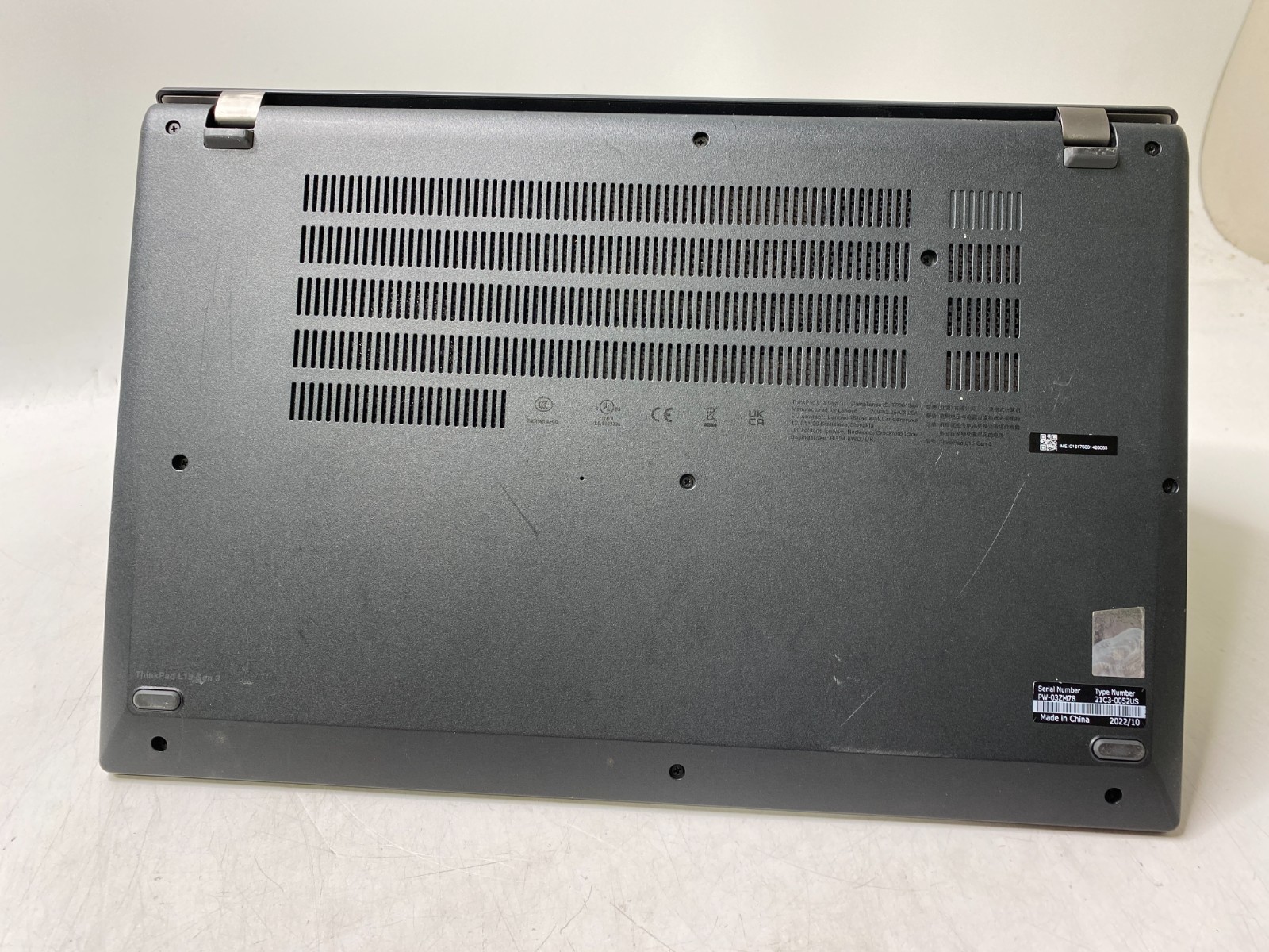 Lenovo ThinkPad L15 Gen 3 i5-1235U 8GB DDR4 No SSD/AC -Broken USB-C Port – PARTS