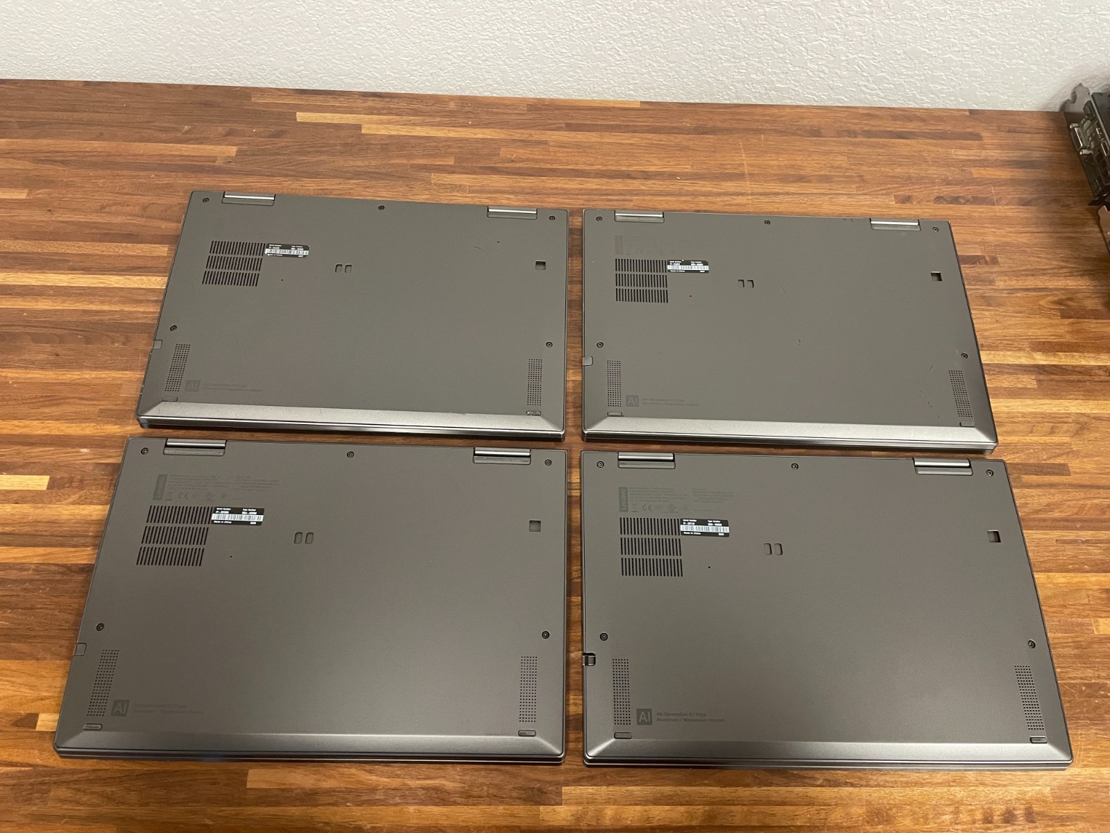 Lot of 4 Lenovo ThinkPad X1 Yoga 14″ i7-10510U 16GB RAM NO SSD READ!