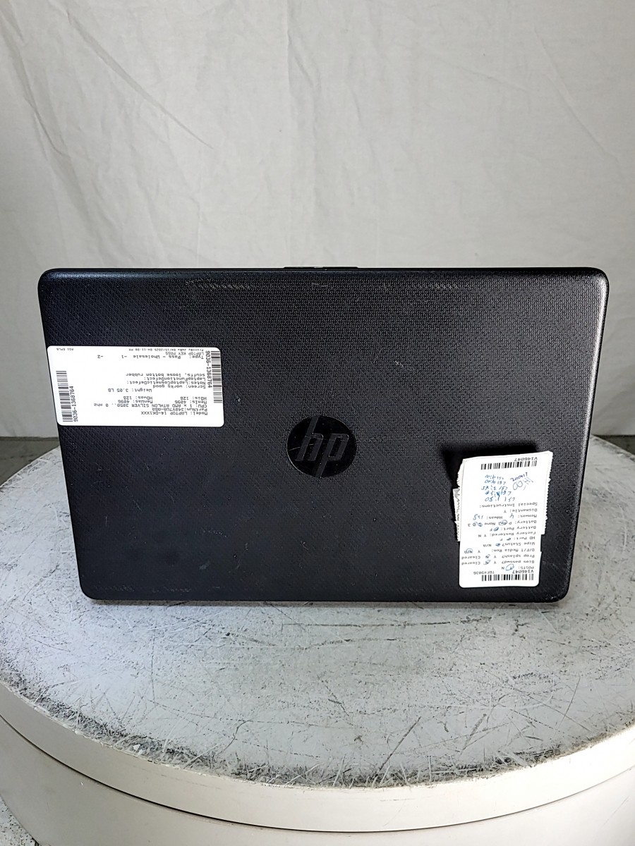 HP LAPTOP 14-DK1013x 340V7UA-ABA 14″ Laptop AMD SILVER 3050U 4GB 128GB SEE NOTES
