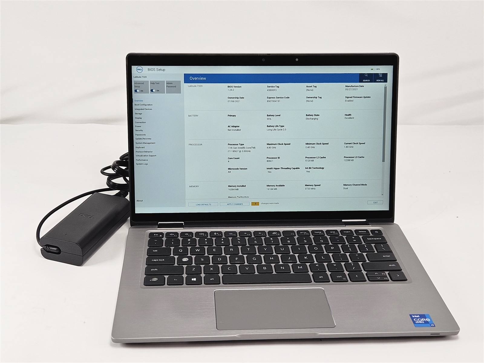 Dell 13.3″ Latitude 7320 Intel Core i7-1185G7 16GB 512GB SSD Touchscreen No OS