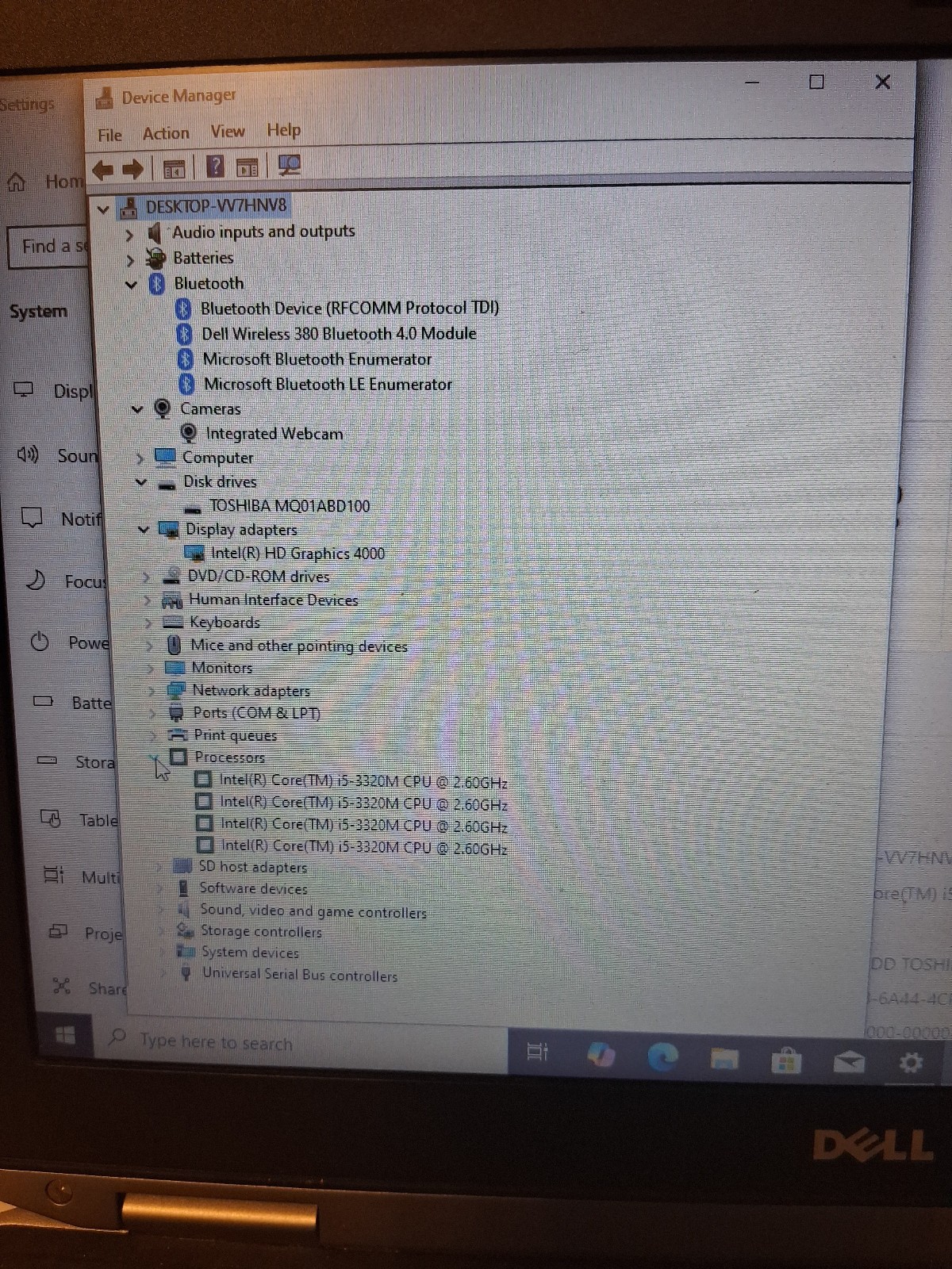 Dell Latitude E6330 13.3″ Intel i5-3320M 4GB RAM 320GB Good Screen & Motherboard