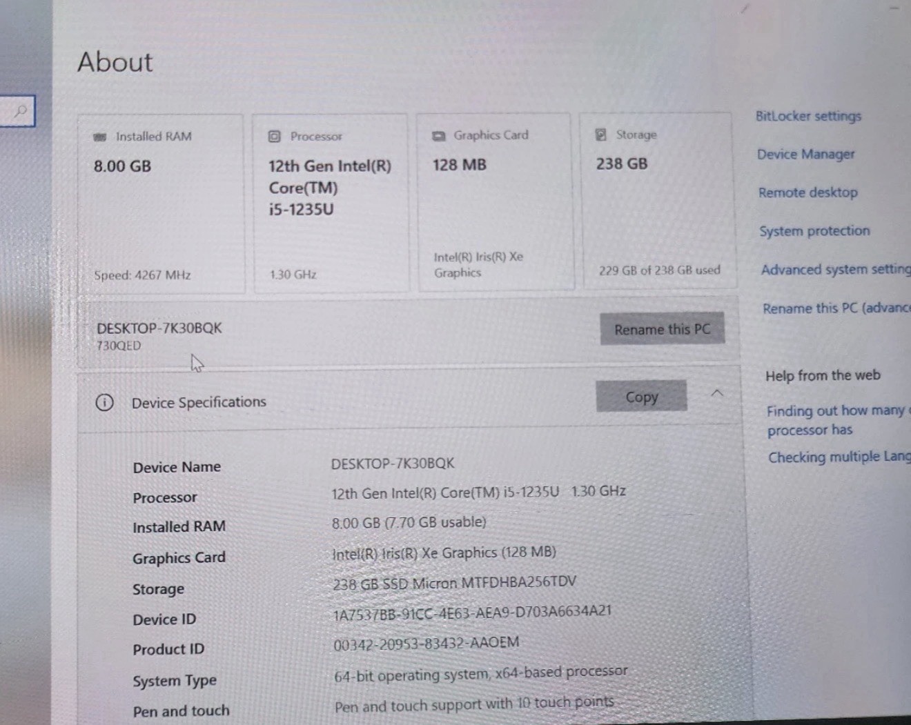 Samsung Galaxy Book2 360 13.3″ 256GB SSD, 8GB Intel Core i5 12th Gen., 4.40 GHz