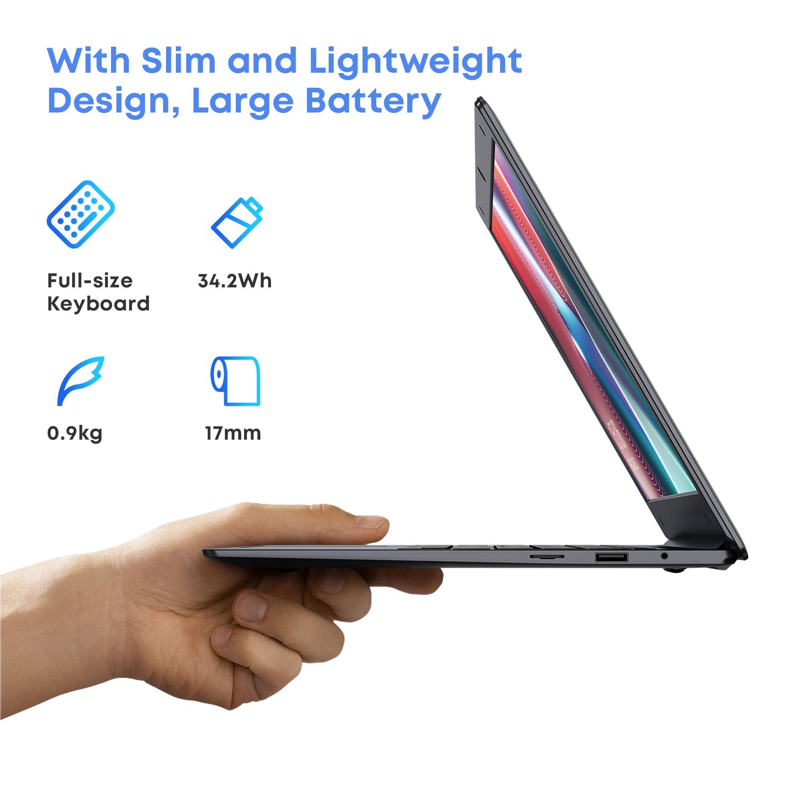 CHUWI Laptop Computer 11.6″ Intel Processor 4GB RAM 128GB SSD Windows 11