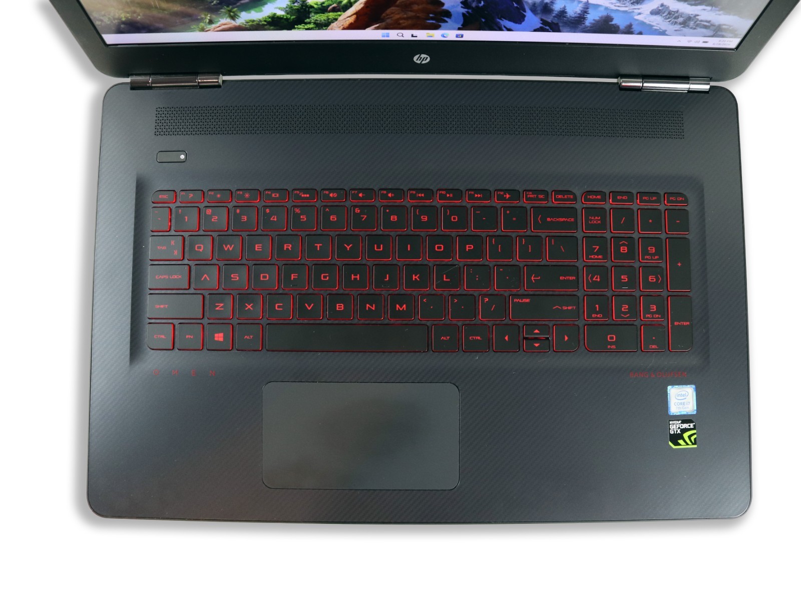 HP Omen 17t-w 17.3 Intel i7-7700HQ 16GB DDR4 256GB SSD+1TB HDD NVIDIA GTX 1050Ti