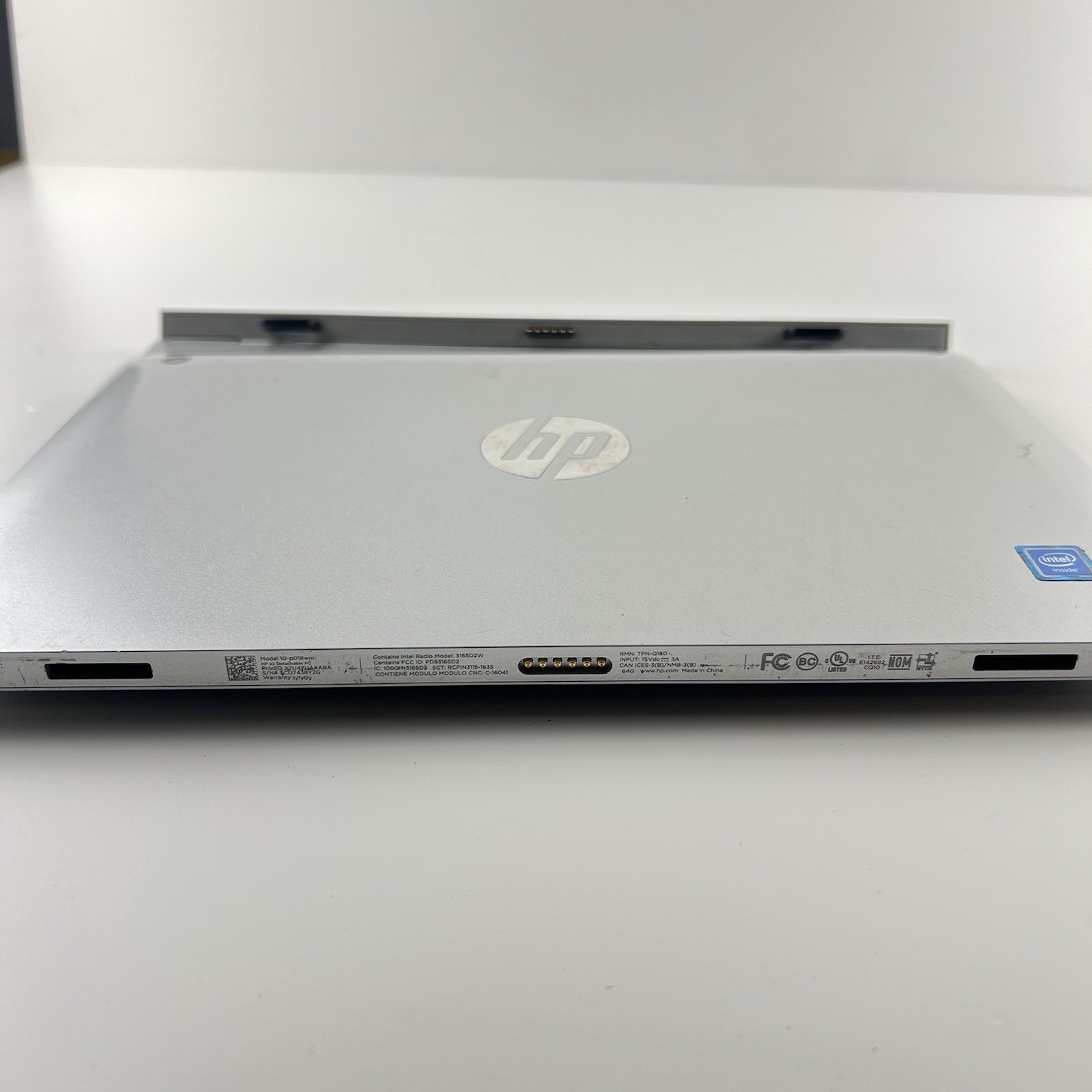 Hp X2 Detachable Intel Atom x5-Z8350 1.44Ghz Laptop 4GB Ram 64GB HD Win 10 Home